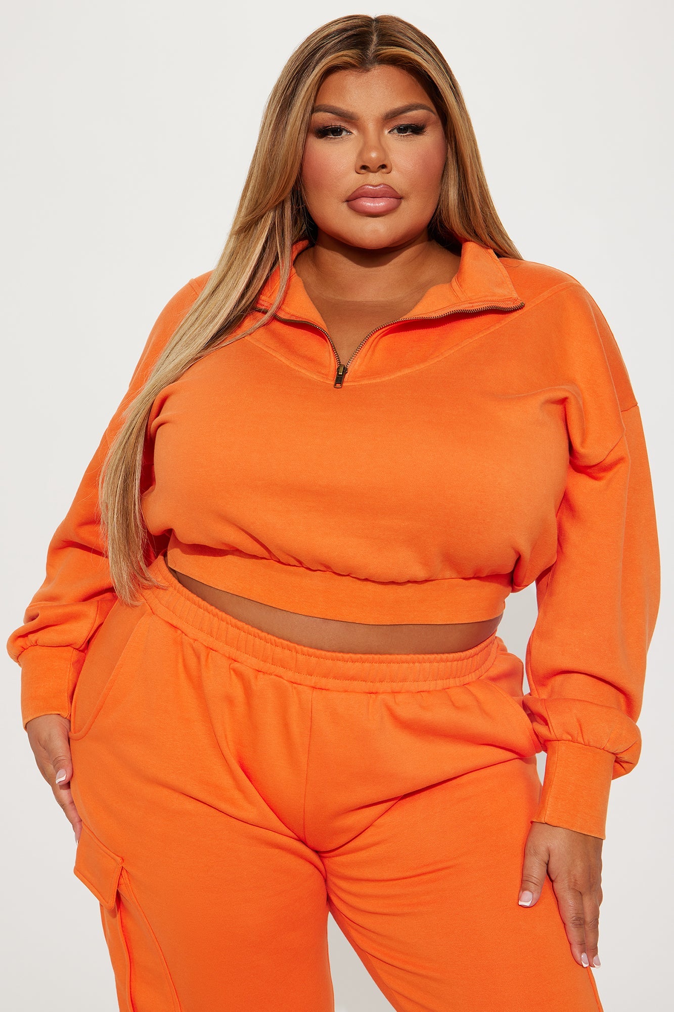Rested Lounge Pullover - Orange