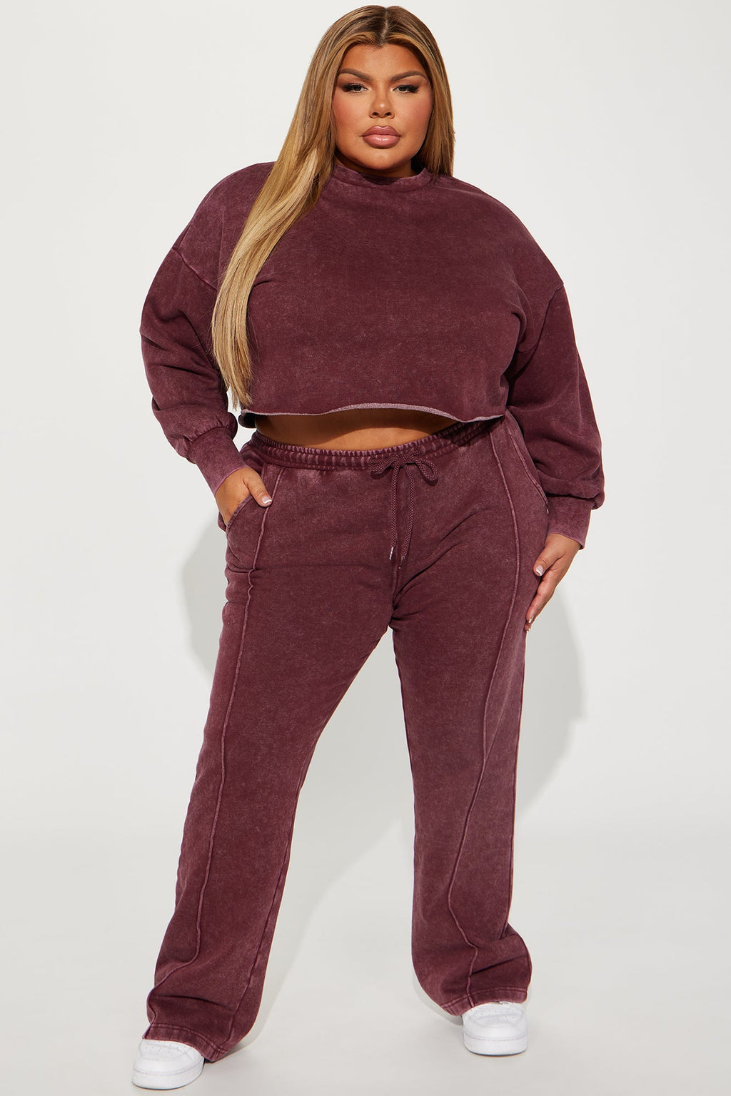 Chill Out Lounge Sweatshirt - Burgundy