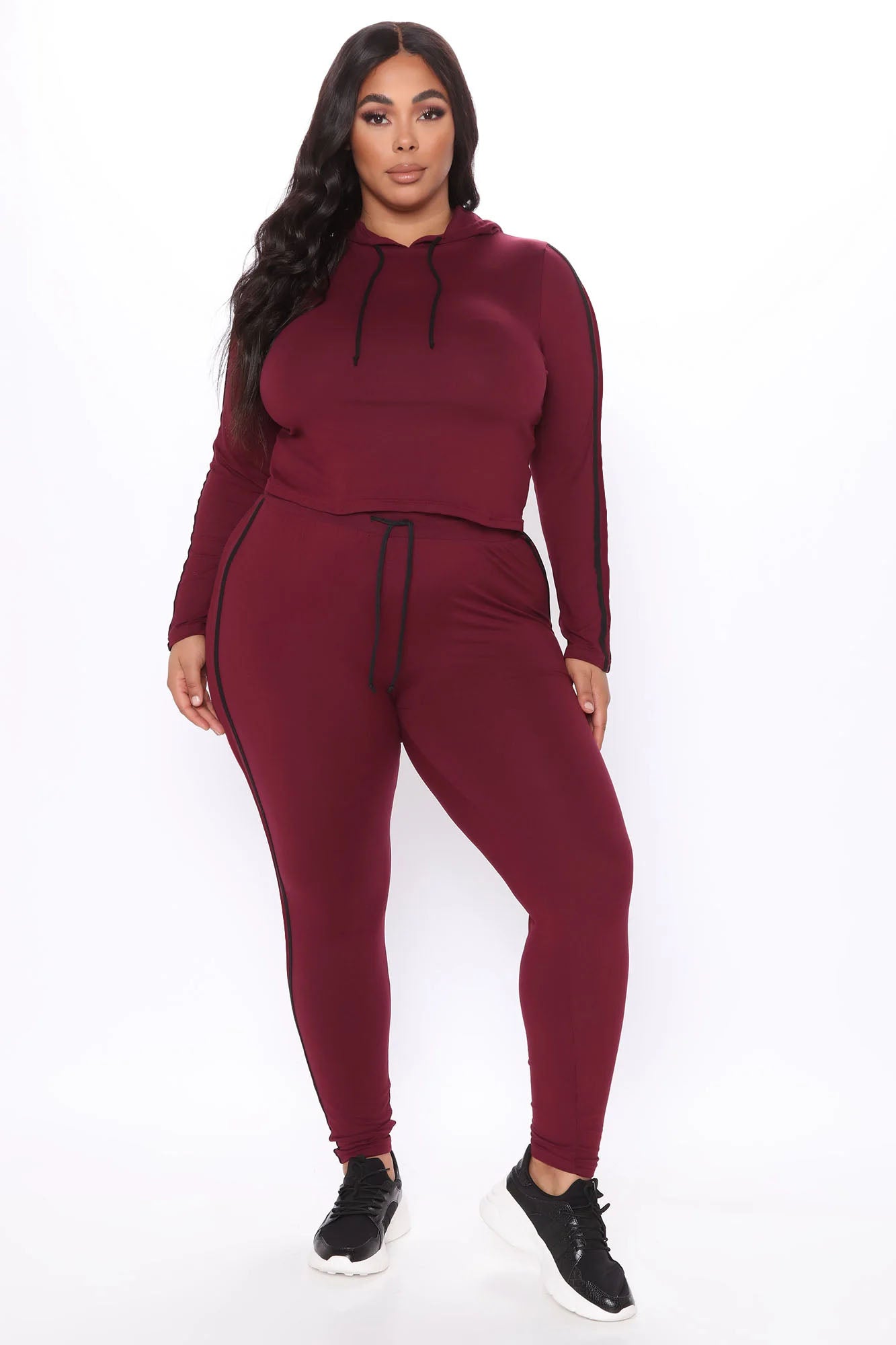 Tennis Courts III Set - Burgundy