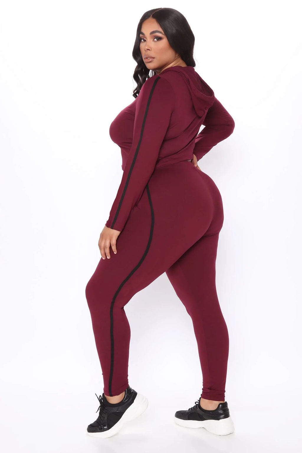 Tennis Courts III Set - Burgundy