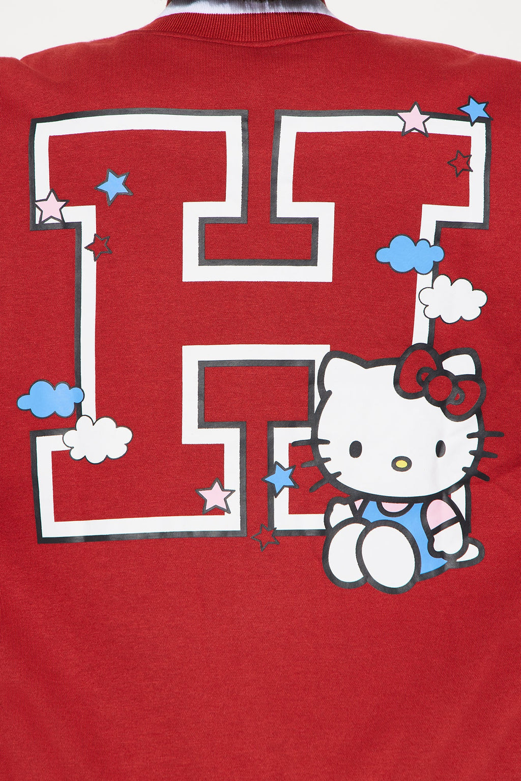 Hello Kitty Fleece Bomber Jacket - DarkRed