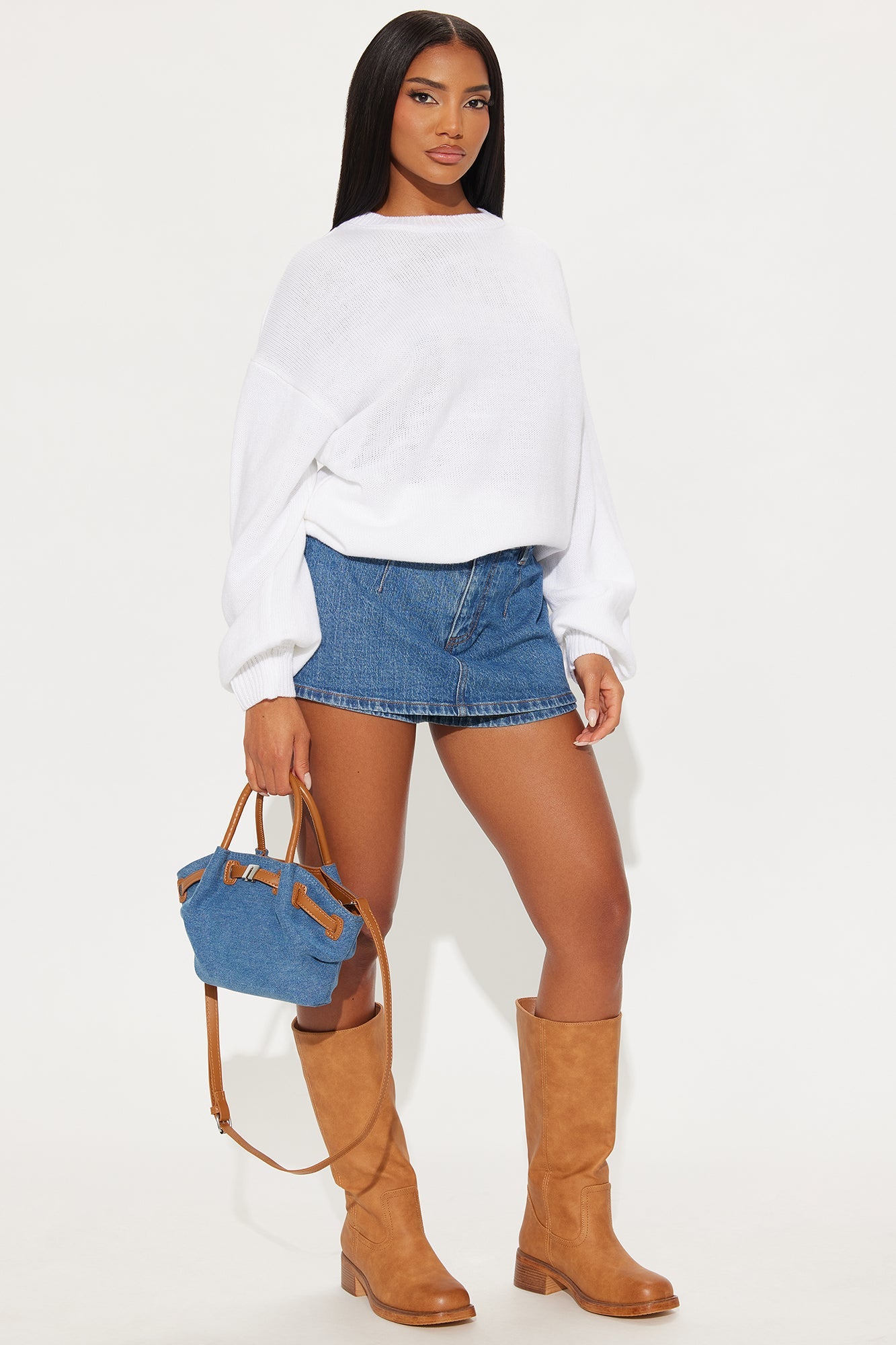 Blue Jean Baby Denim Satchel - Denim