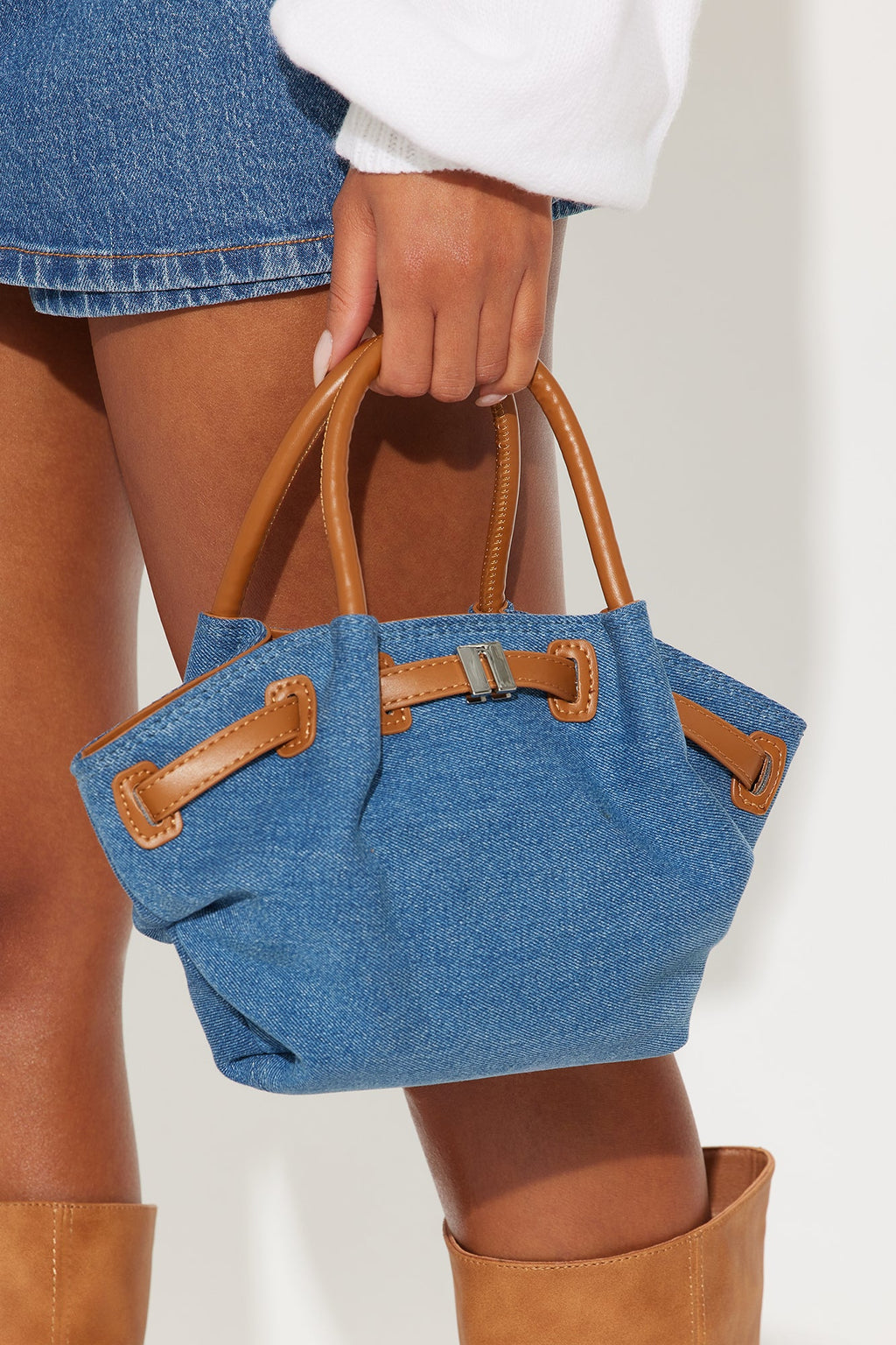 Blue Jean Baby Denim Satchel - Denim