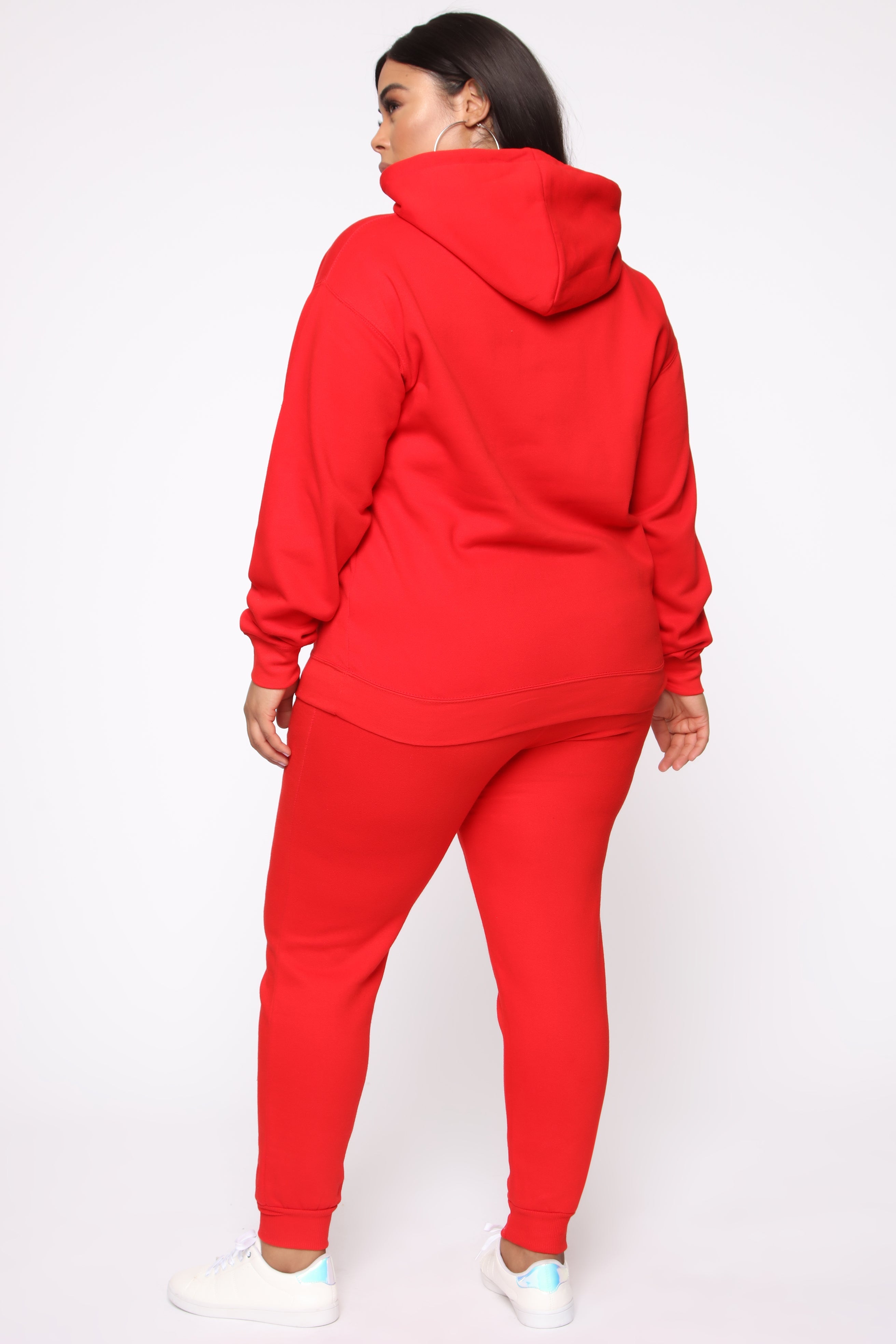 Stole Your Boyfriend's Oversized Jogger - Red
