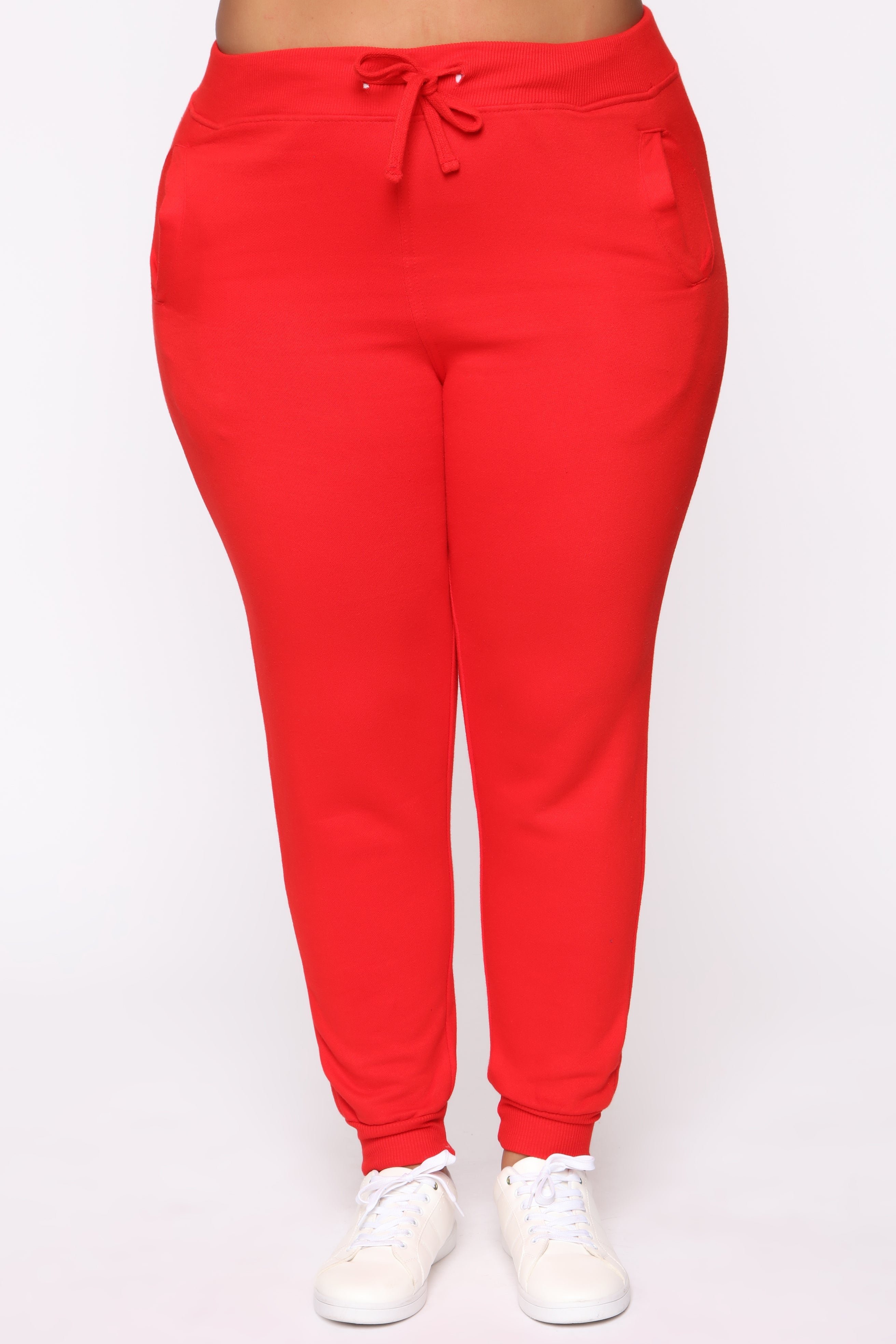 Stole Your Boyfriend's Oversized Jogger - Red