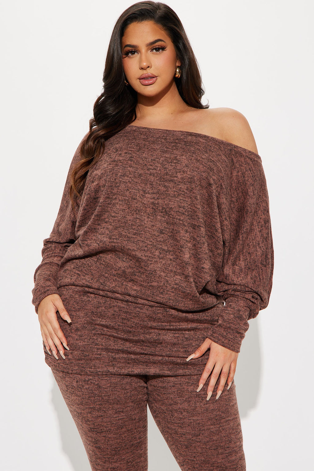 Cassandra Cozy Legging Set - Mocha