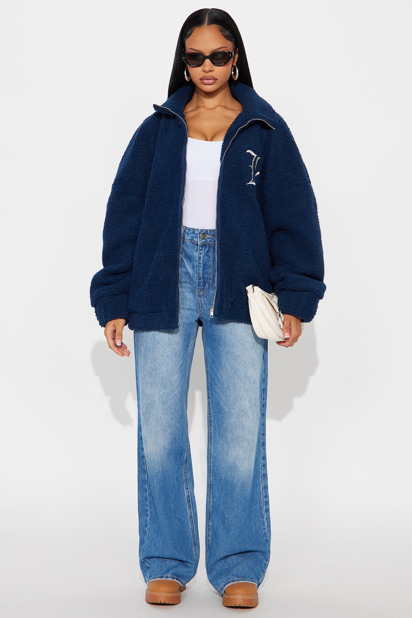 Los Angeles Worldwide Varsity Jacket - Blue