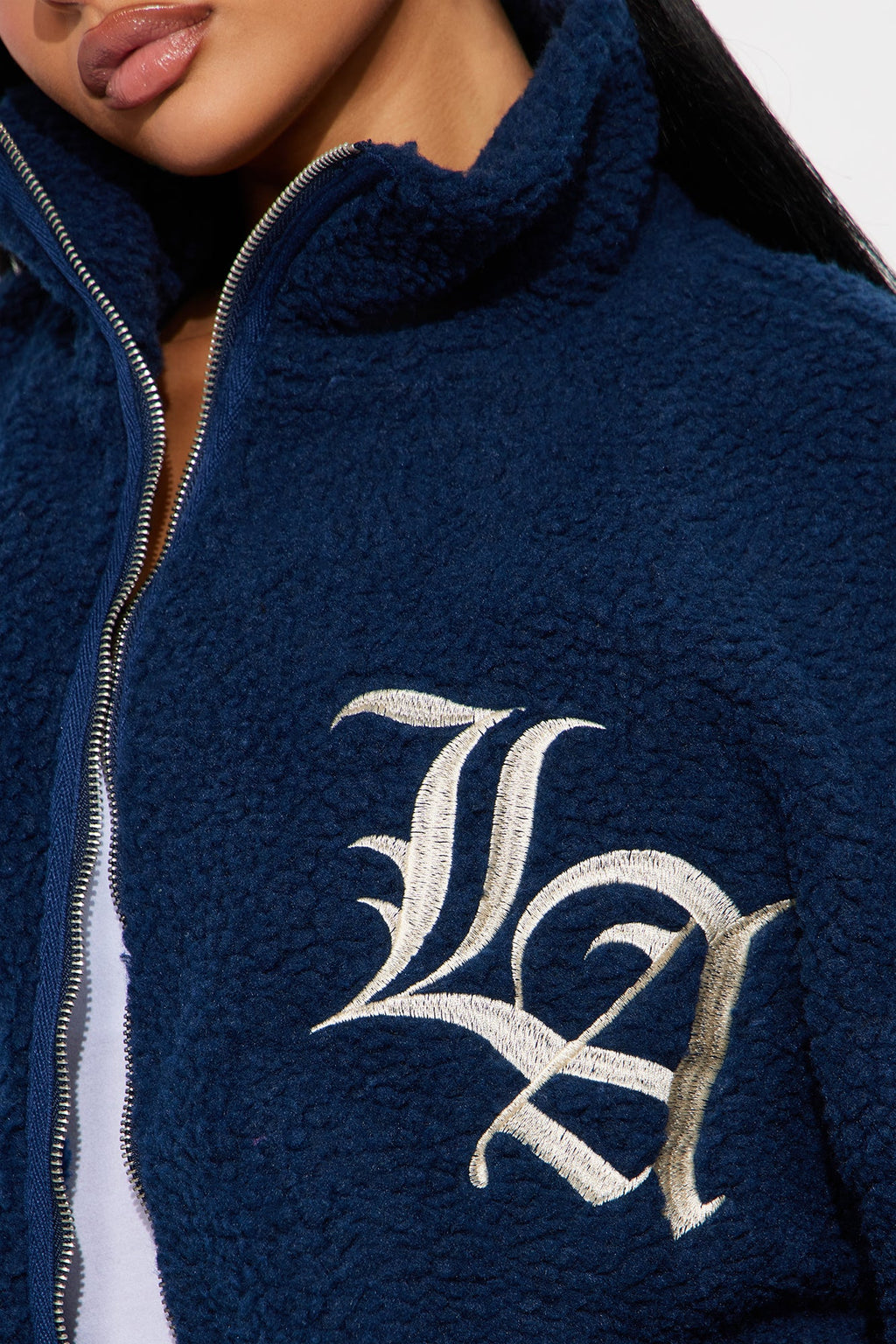 Los Angeles Worldwide Varsity Jacket - Blue