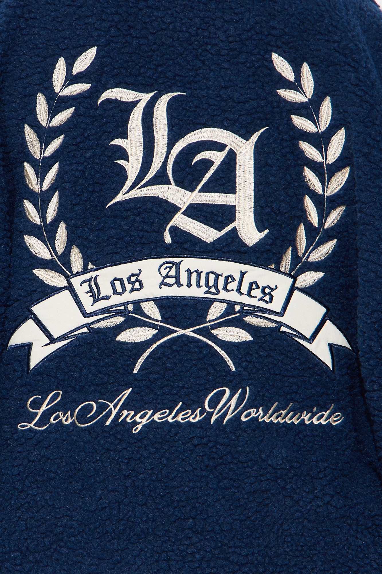 Los Angeles Worldwide Varsity Jacket - Blue