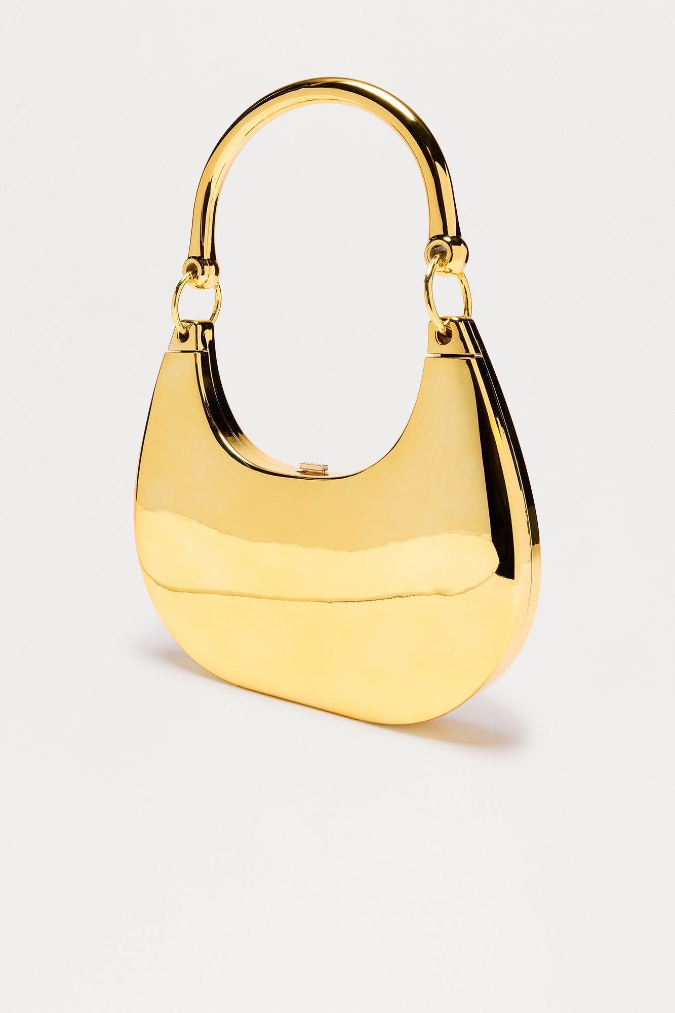 Molten Muse Metallic Handbag - Gold