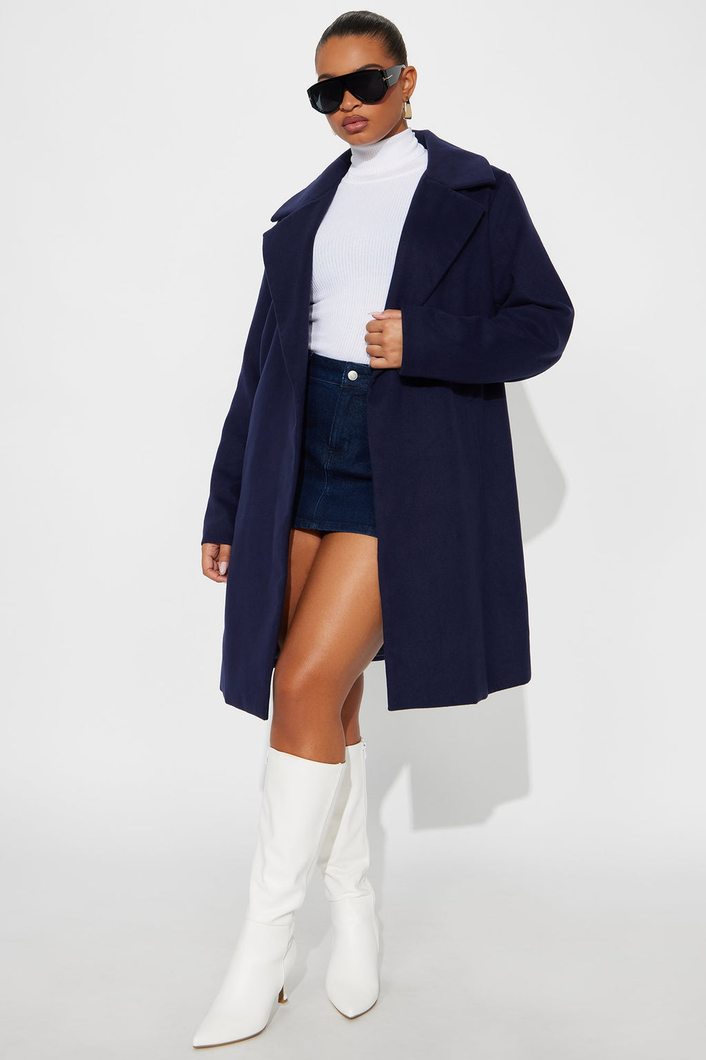 Upper East Side Coat - Midnight Blue