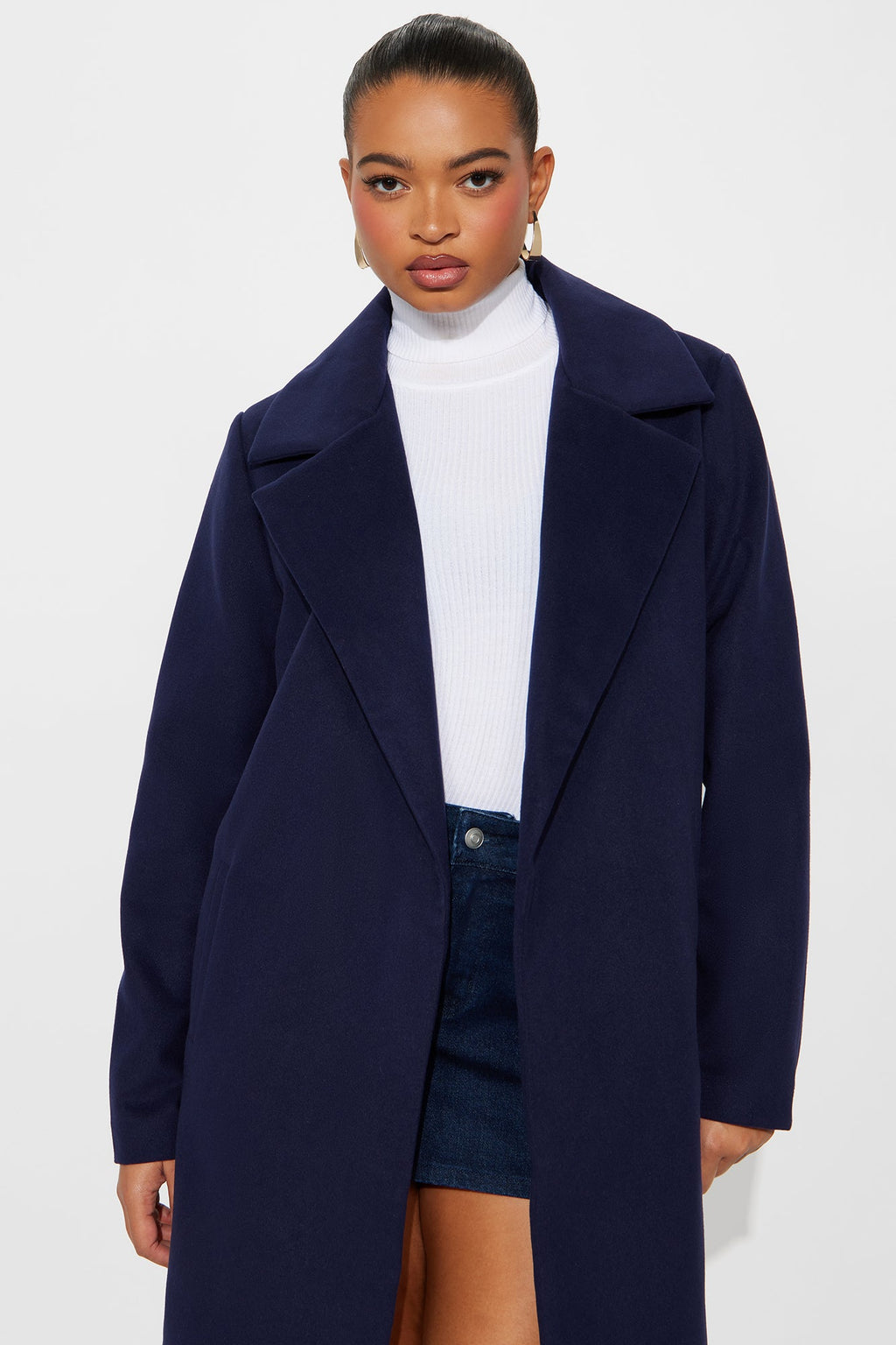 Upper East Side Coat - Midnight Blue