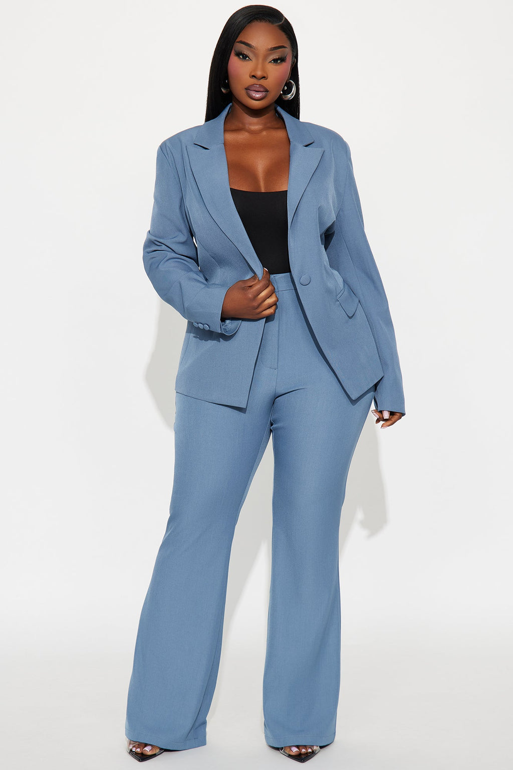 Breaking Even Blazer - Slate Blue