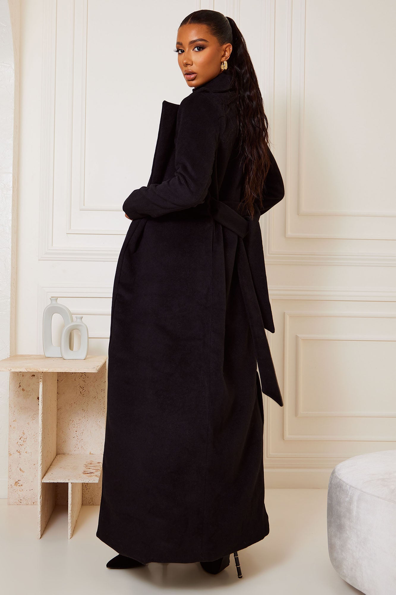 Soho Chic Coat - Black