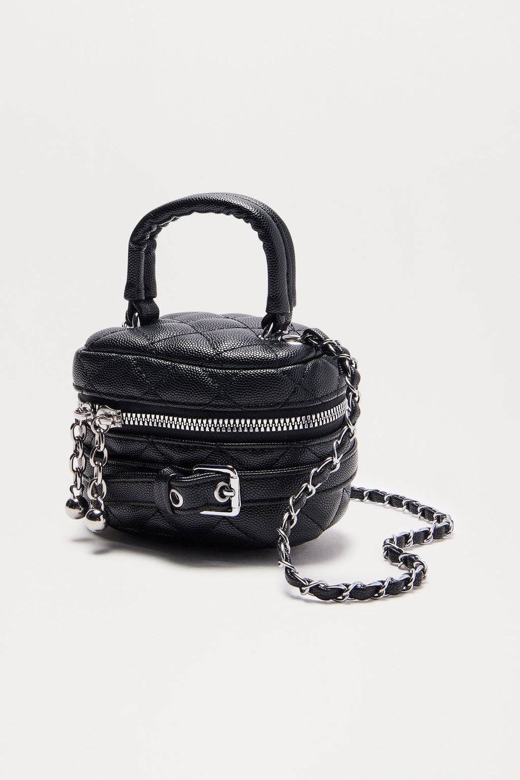 Buckle You Down Crossbody Bag - Black