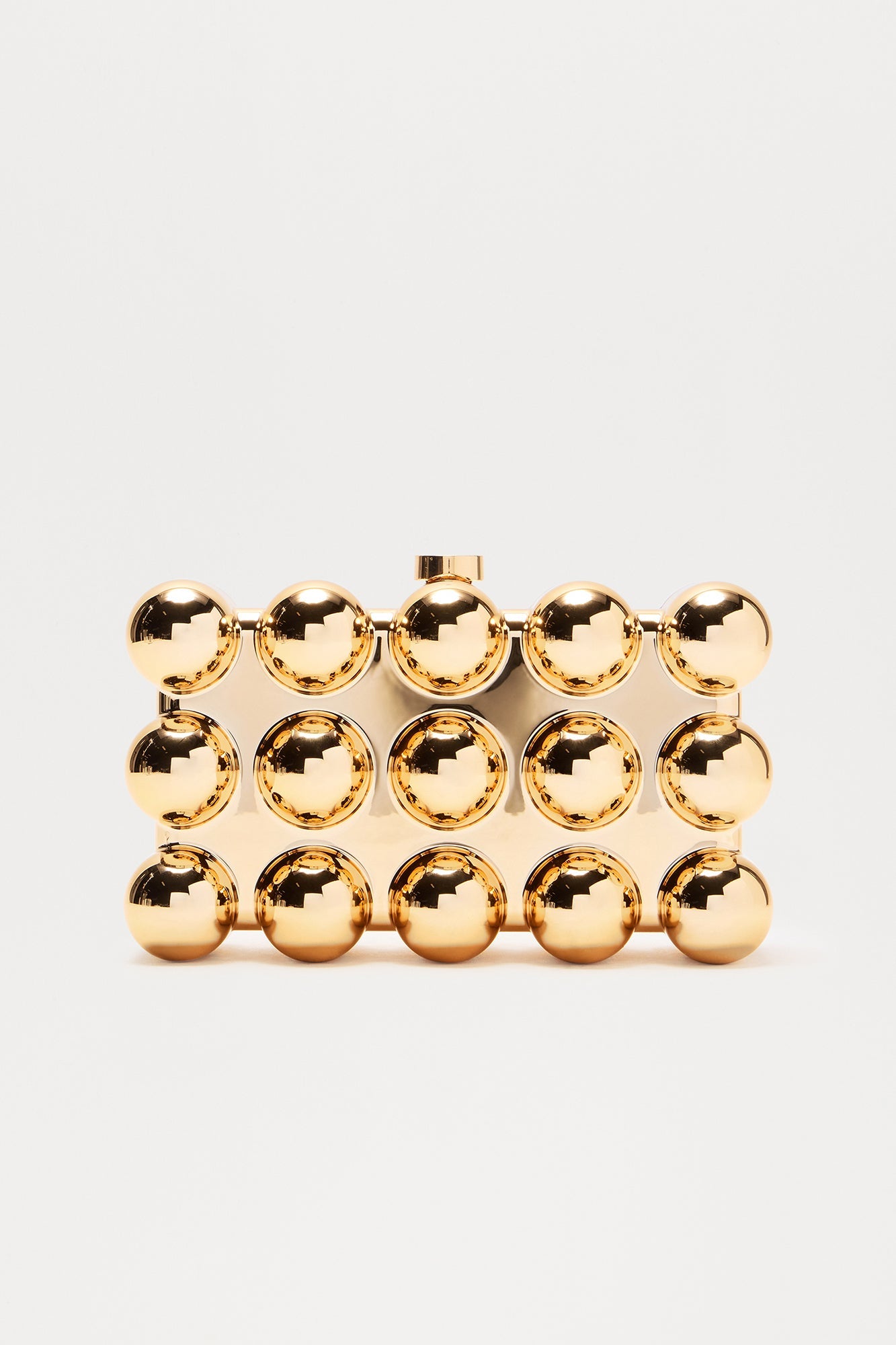 Betsey Bubble Clutch - Gold