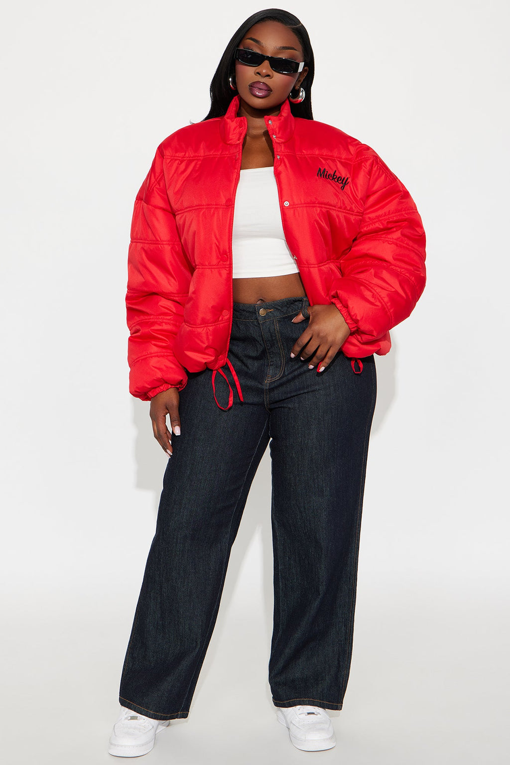 Mickey Magic Puffer Jacket - Red