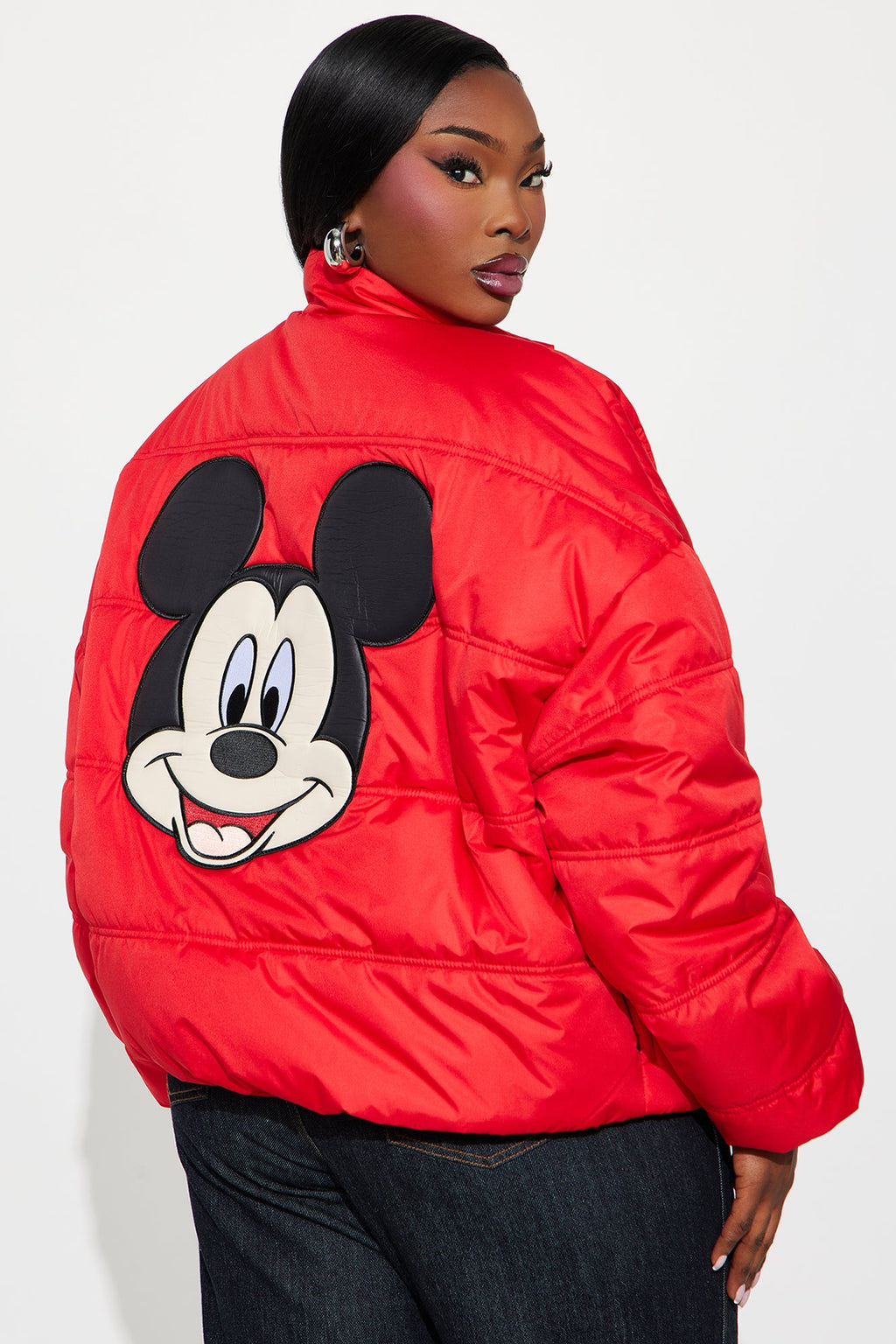 Mickey Magic Puffer Jacket - Red