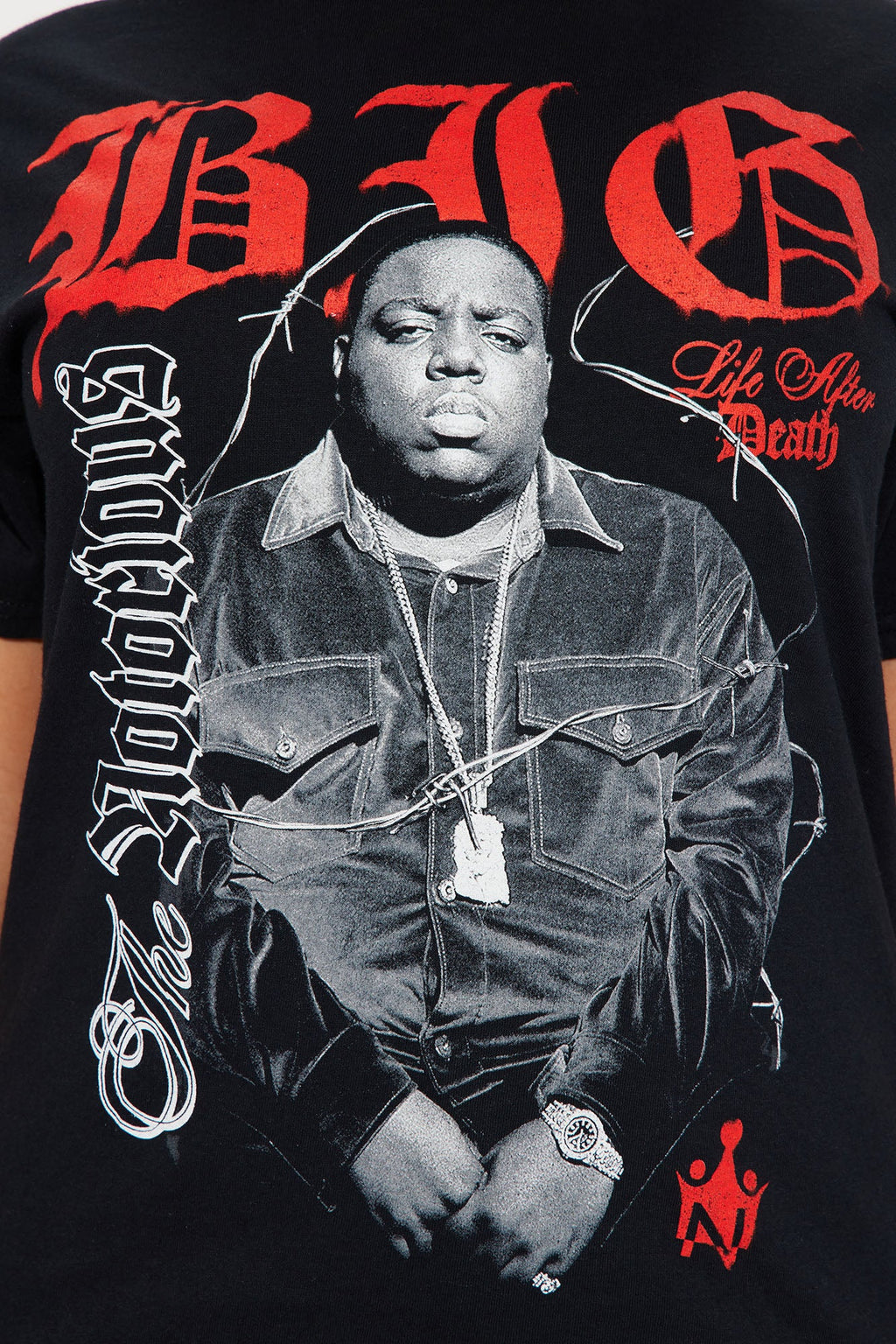 Biggie The Notorious Graphic Tee - Black Wash