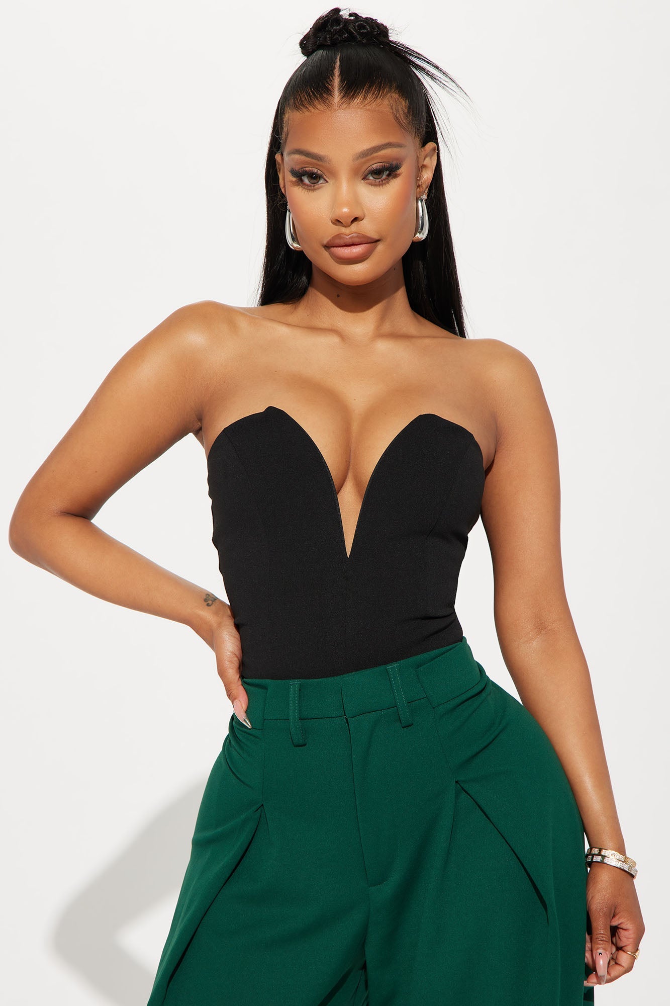 French Kiss Bodysuit - Black