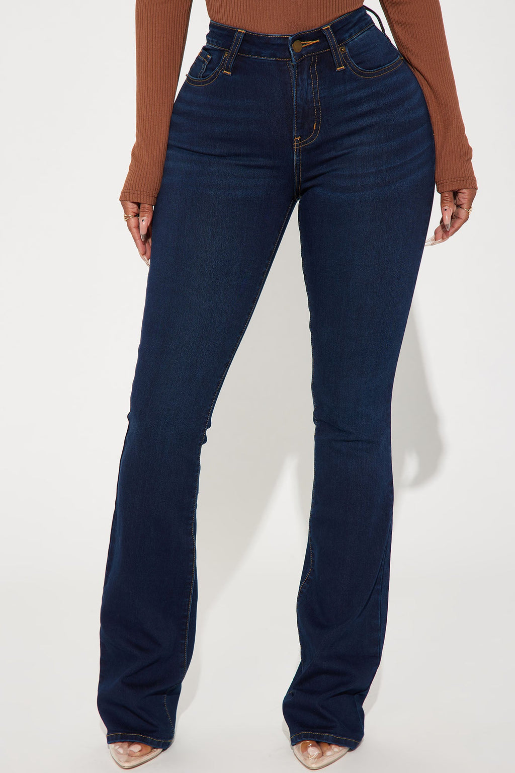 Flex Game Soft Stretch Bootcut Jeans - Dark Wash