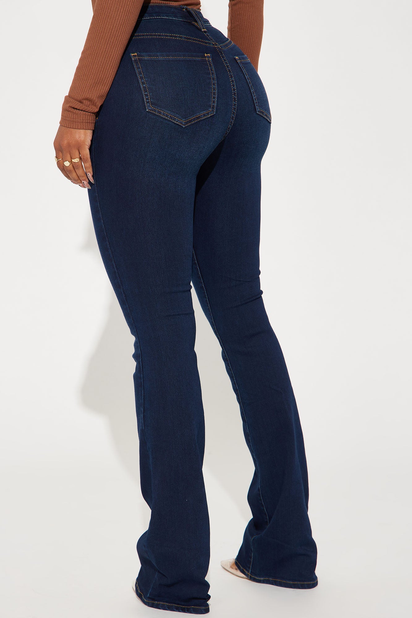 Flex Game Soft Stretch Bootcut Jeans - Dark Wash