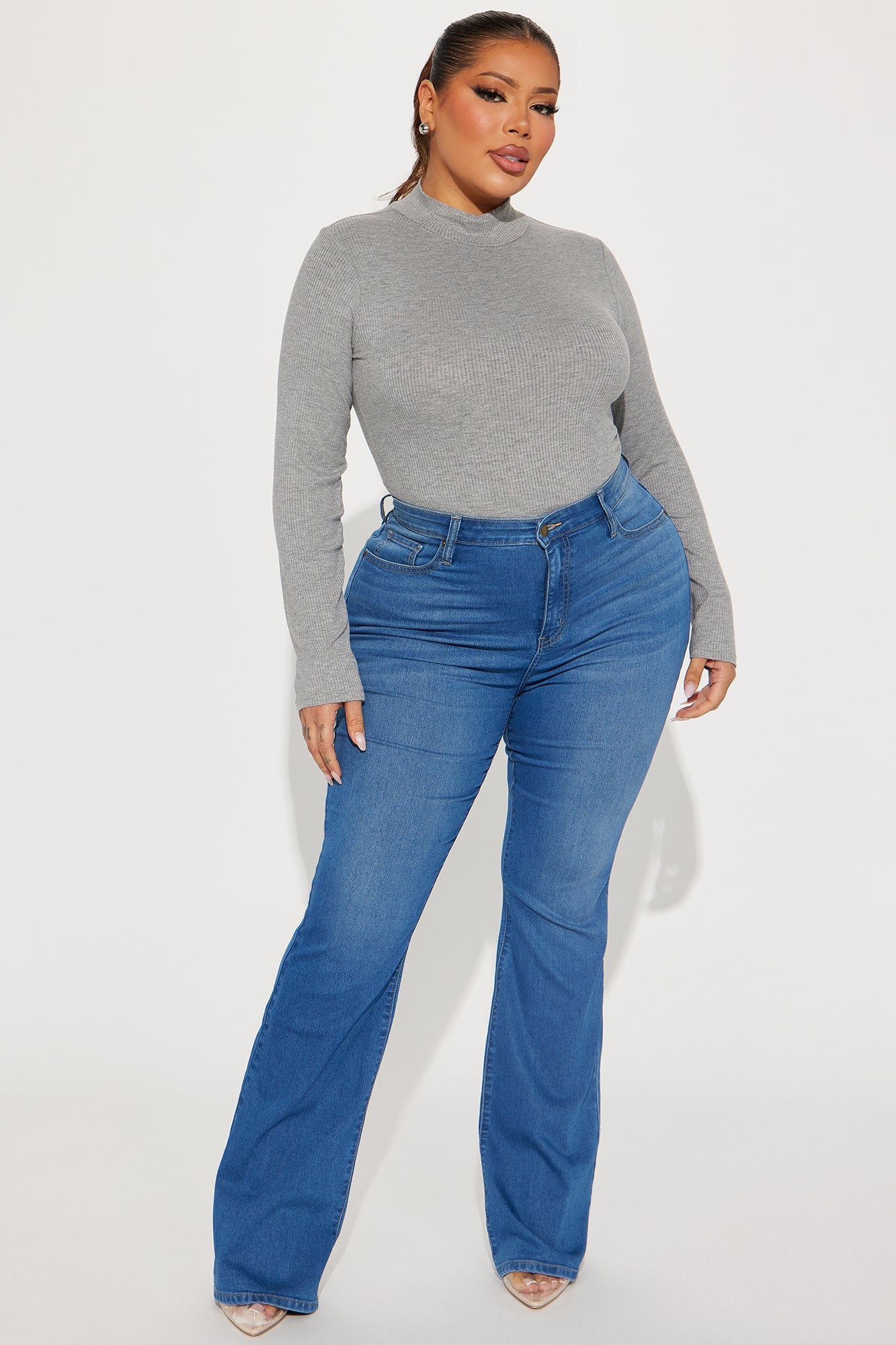 Dana Bodysuit - Charcoal