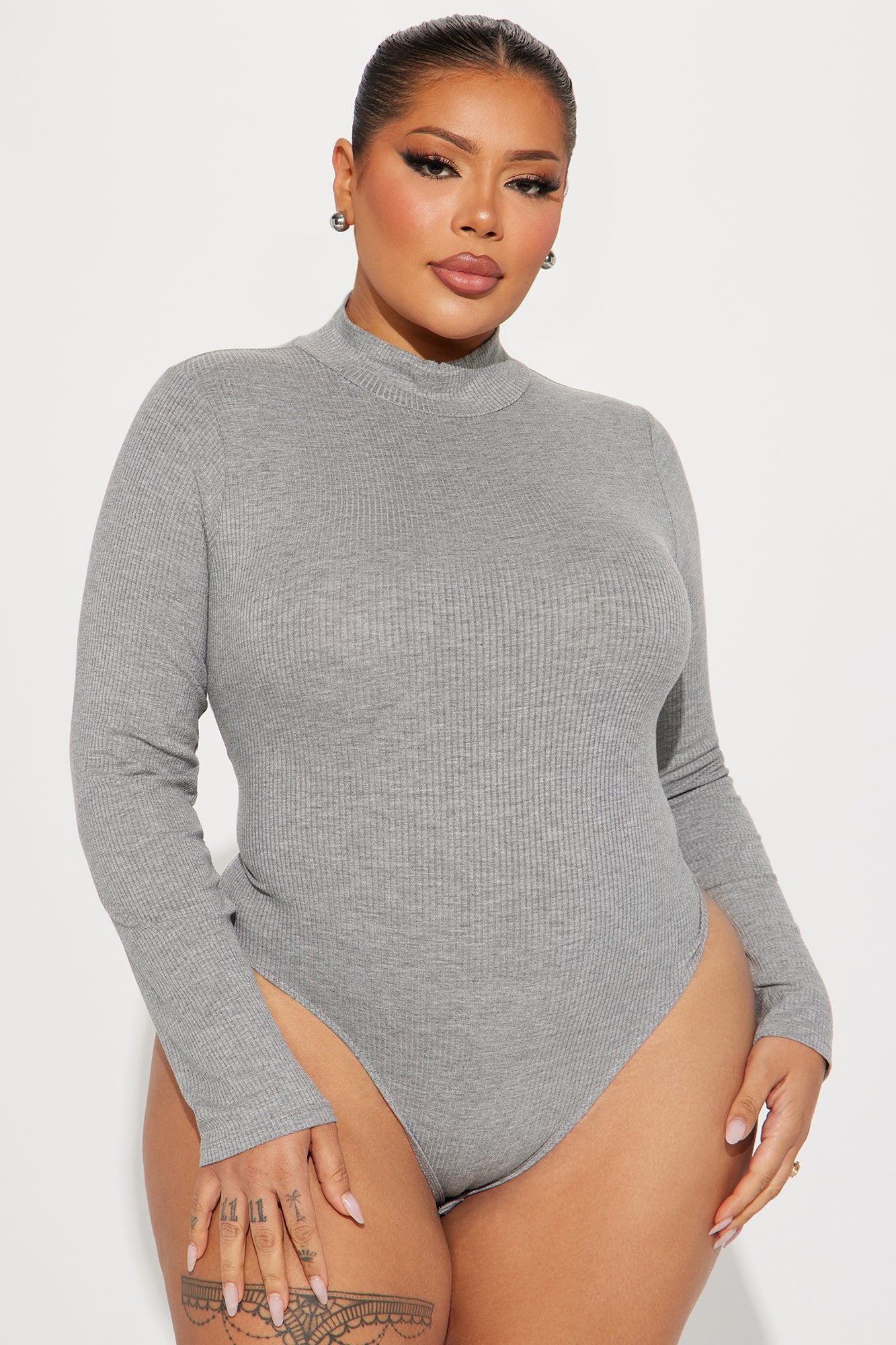 Dana Bodysuit - Charcoal