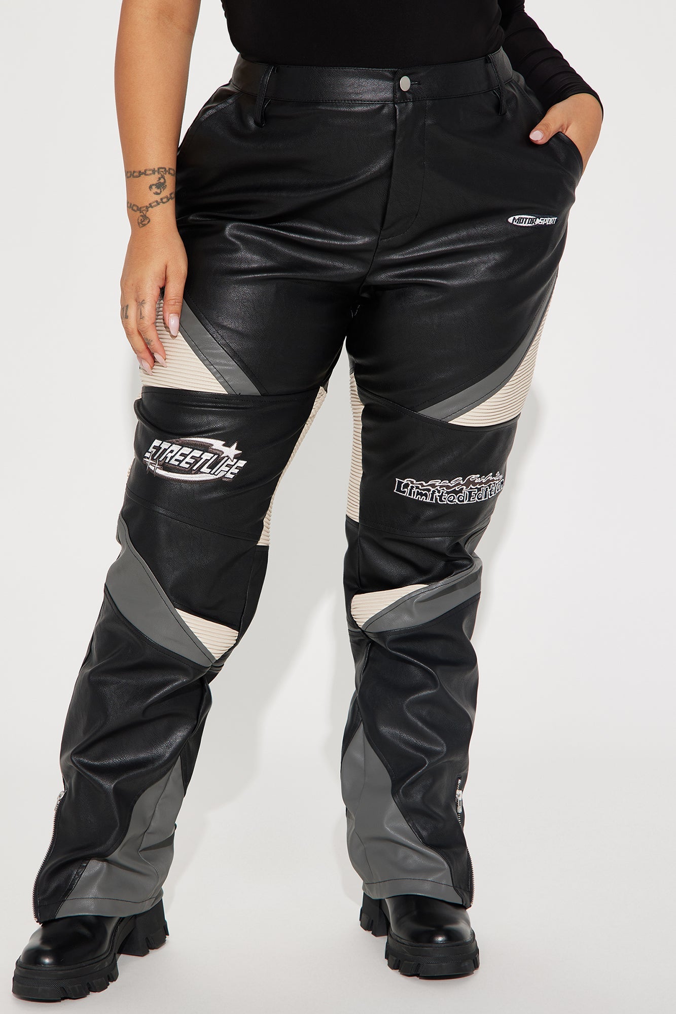 Lets Ride Moto Pant - Black/combo