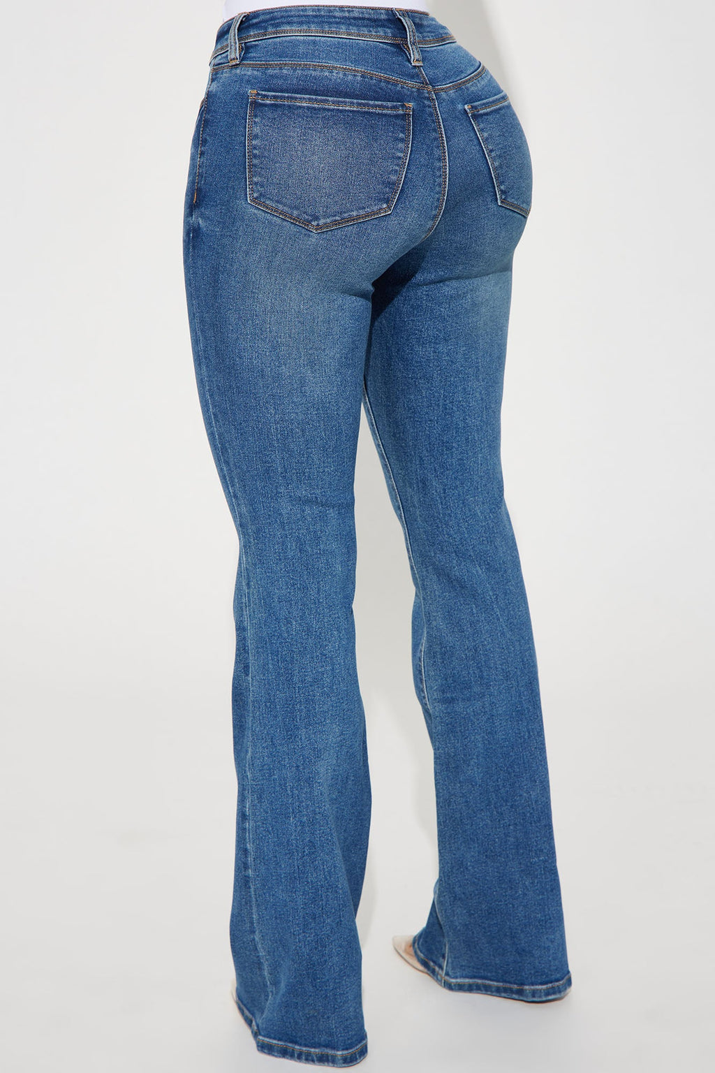 Lost Without You Soft Stretch Bootcut Jeans - Dark Wash