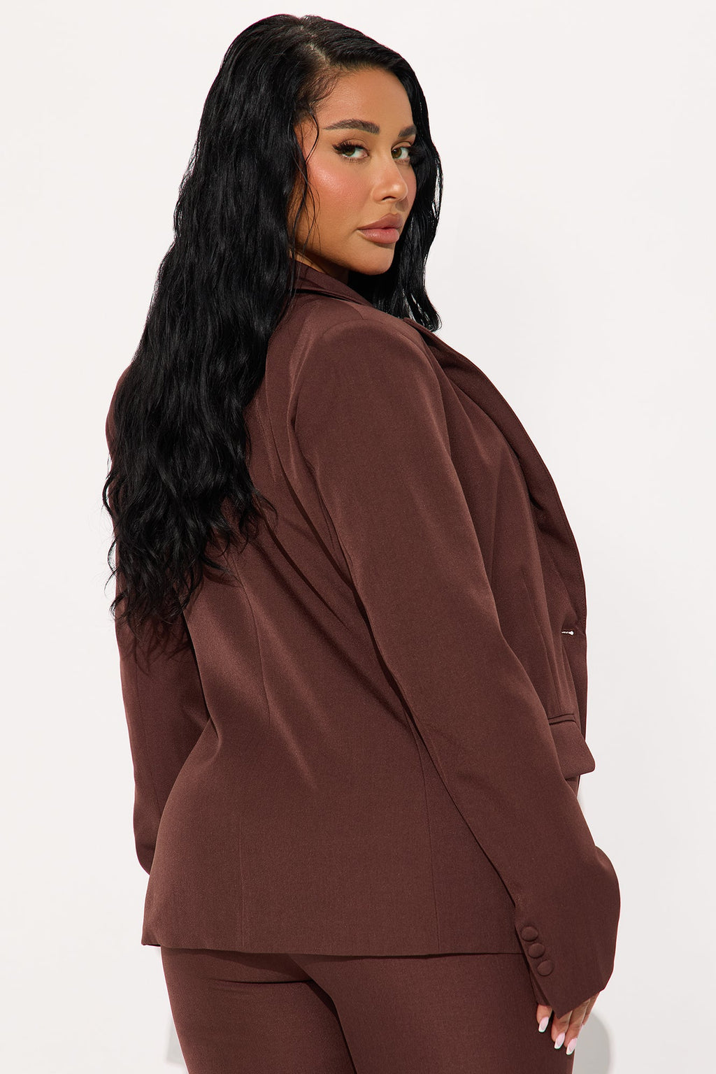 Breaking Even Blazer - Chocolate