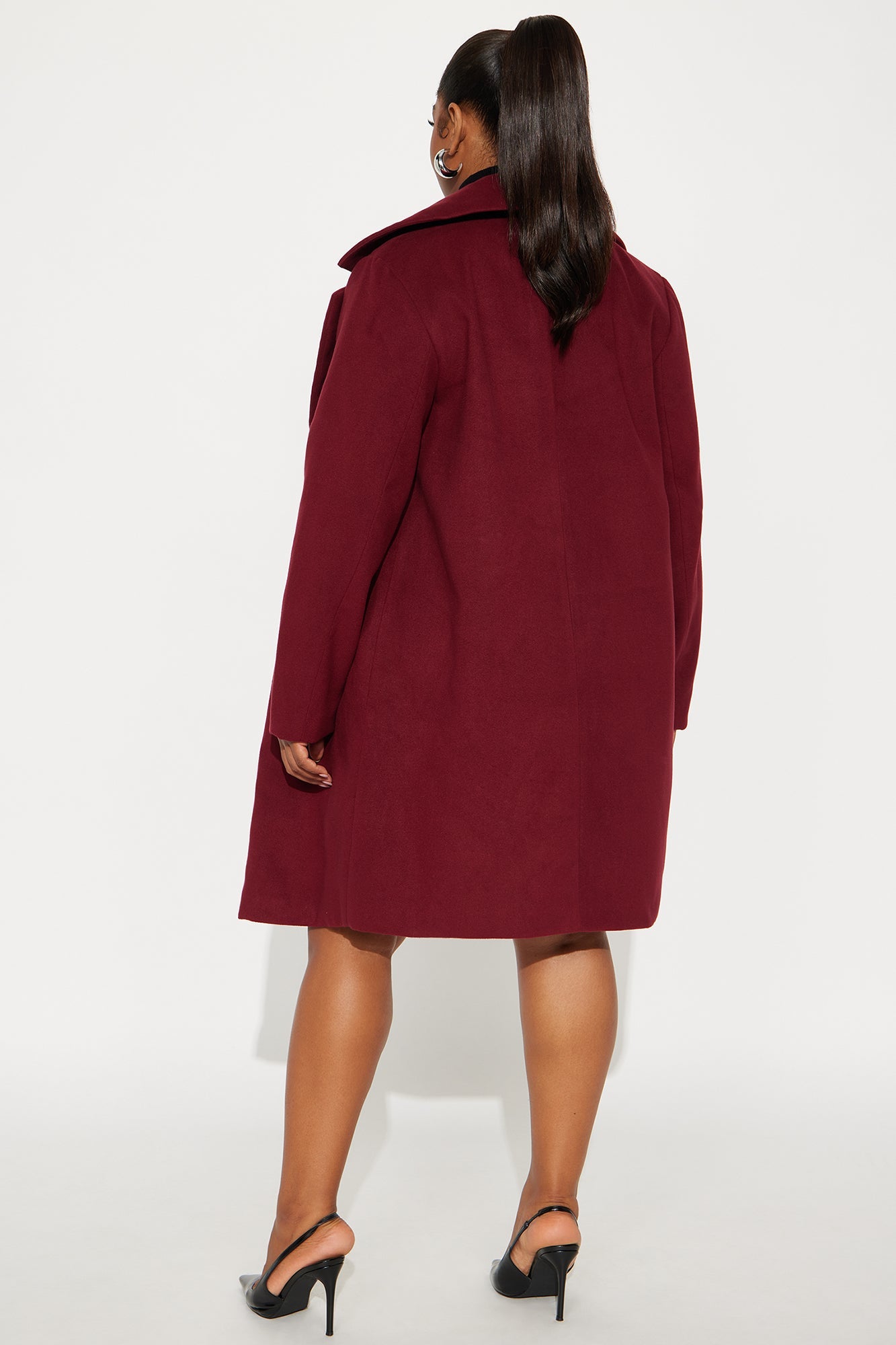 Upper East Side Coat - Burgundy