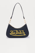 Velveteer Von Dutch Shoulder Bag - Black/Green