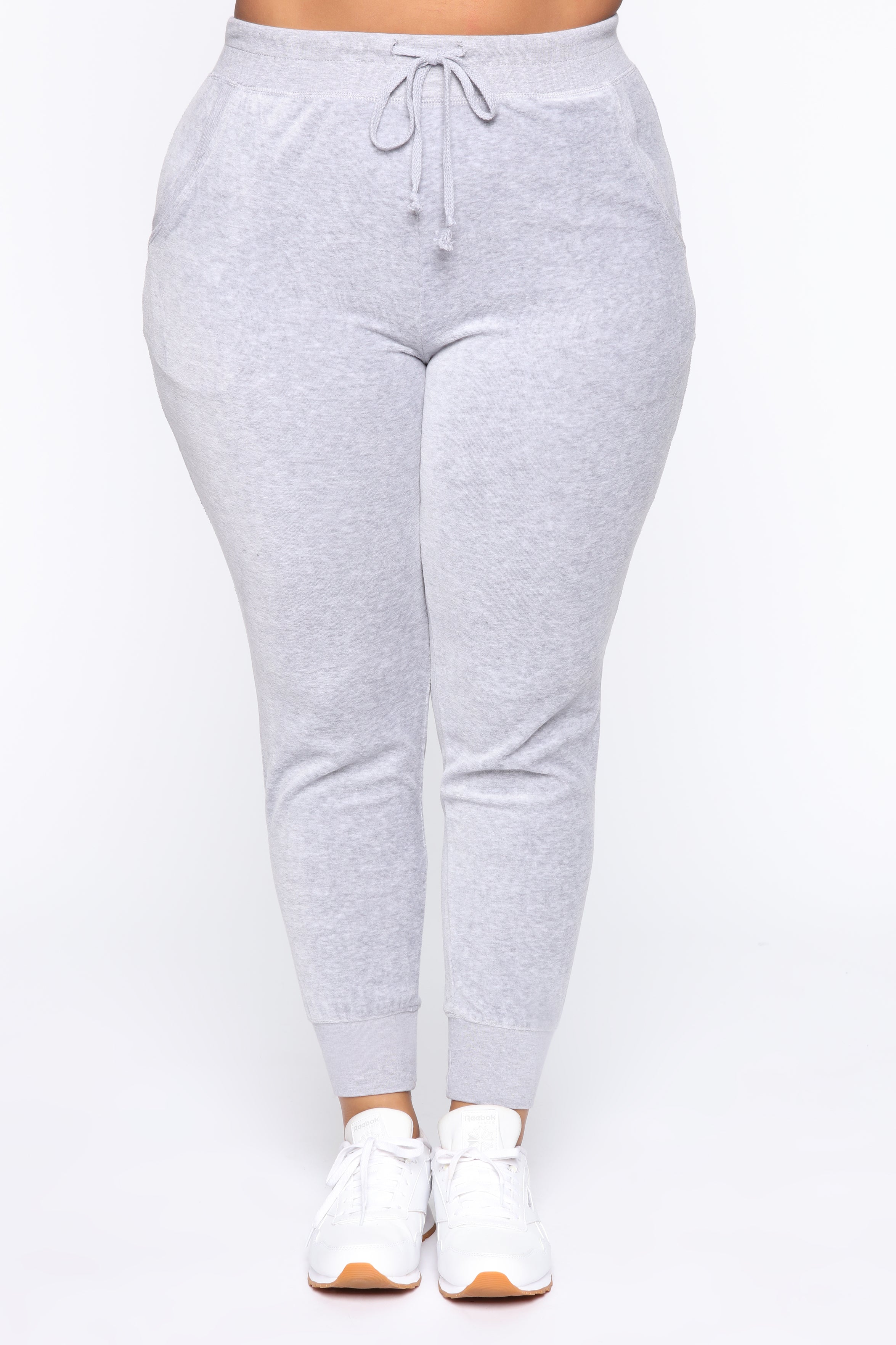 The Original Trendsetter Velour Set - Heather Grey