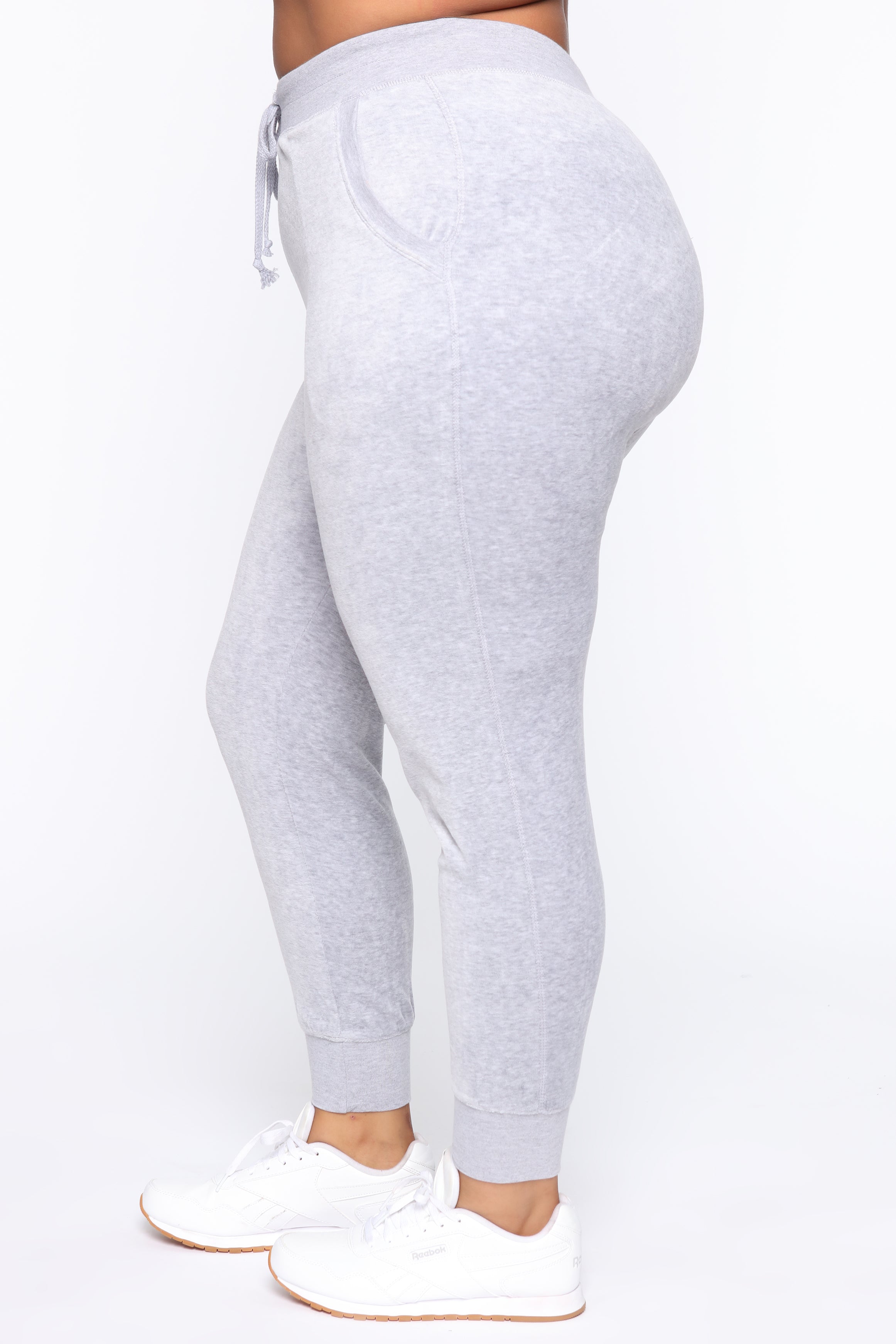 The Original Trendsetter Velour Set - Heather Grey