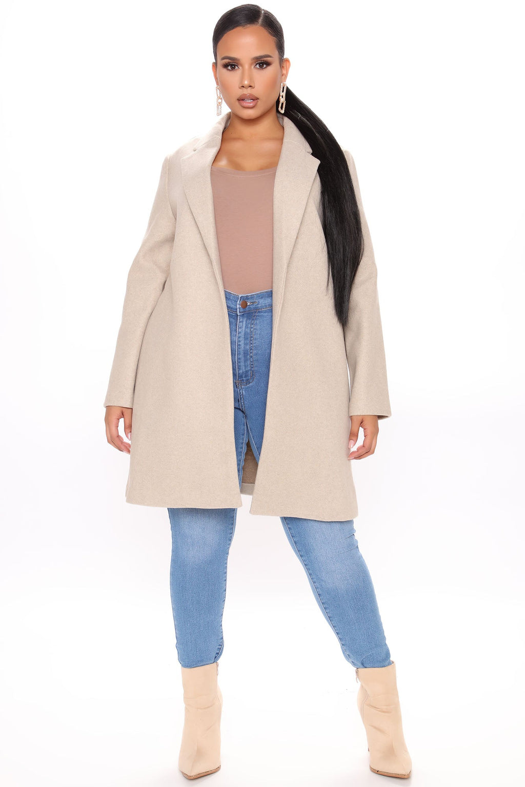 Long Nights Coat - Oatmeal