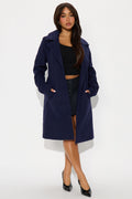 Upper East Side Coat - Midnight Blue