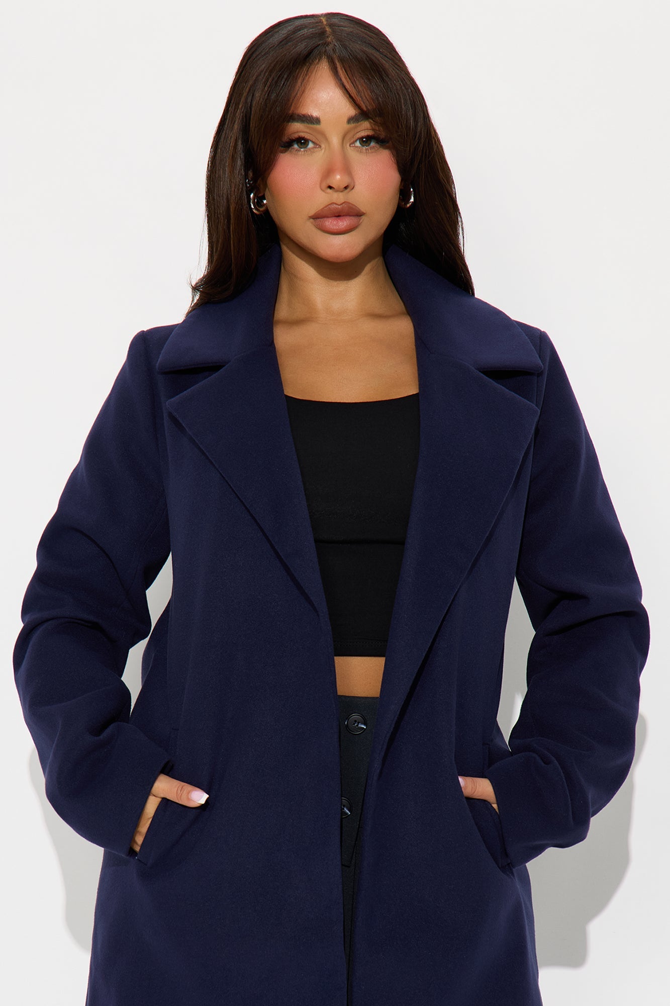 Upper East Side Coat - Midnight Blue