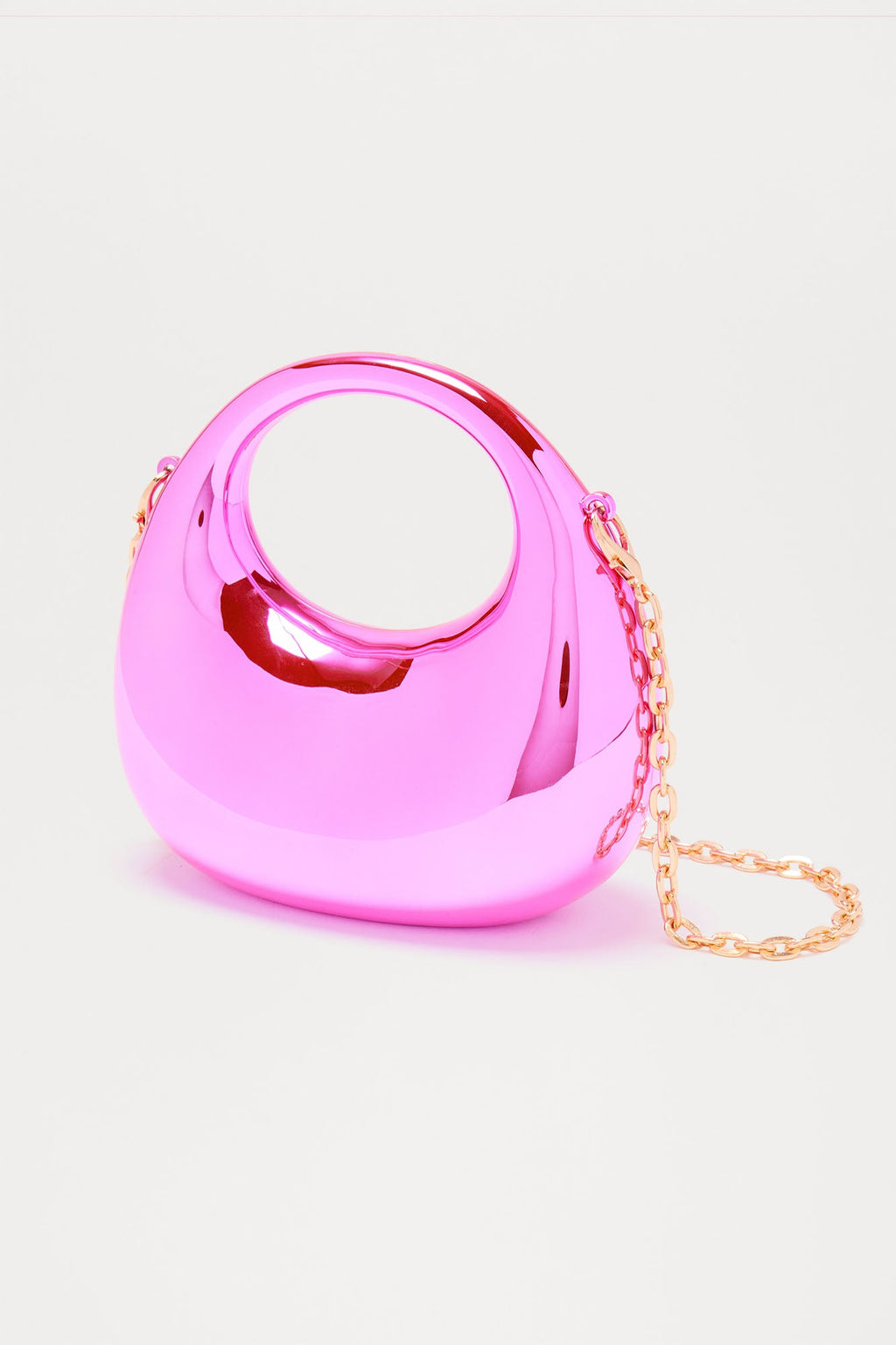 My Mini Me Metal Clutch - Pink