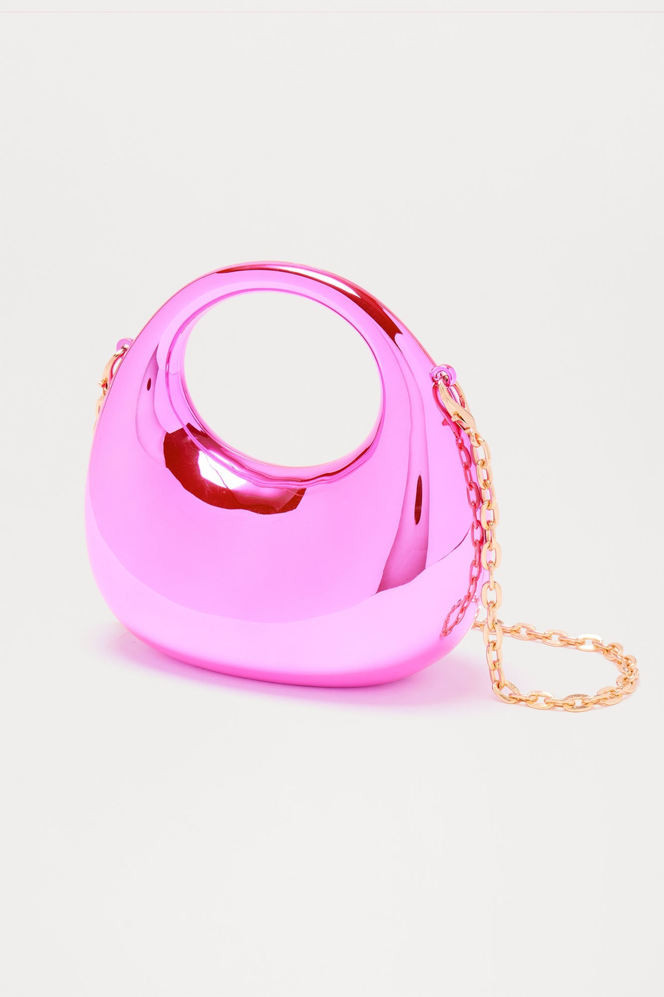 My Mini Me Metal Clutch - Pink