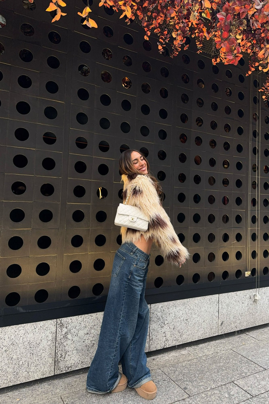 Chelsea Drop Waist Baggy Jeans - Medium Wash