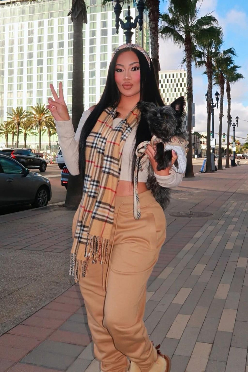 Stole Your Boyfriend's Oversized Jogger - Nude