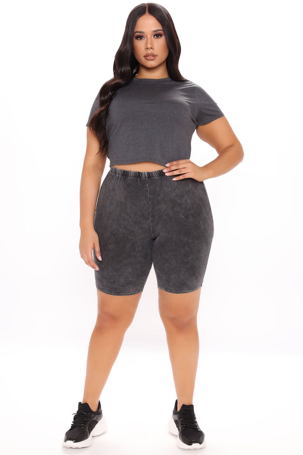 Robin Crop Top - Charcoal