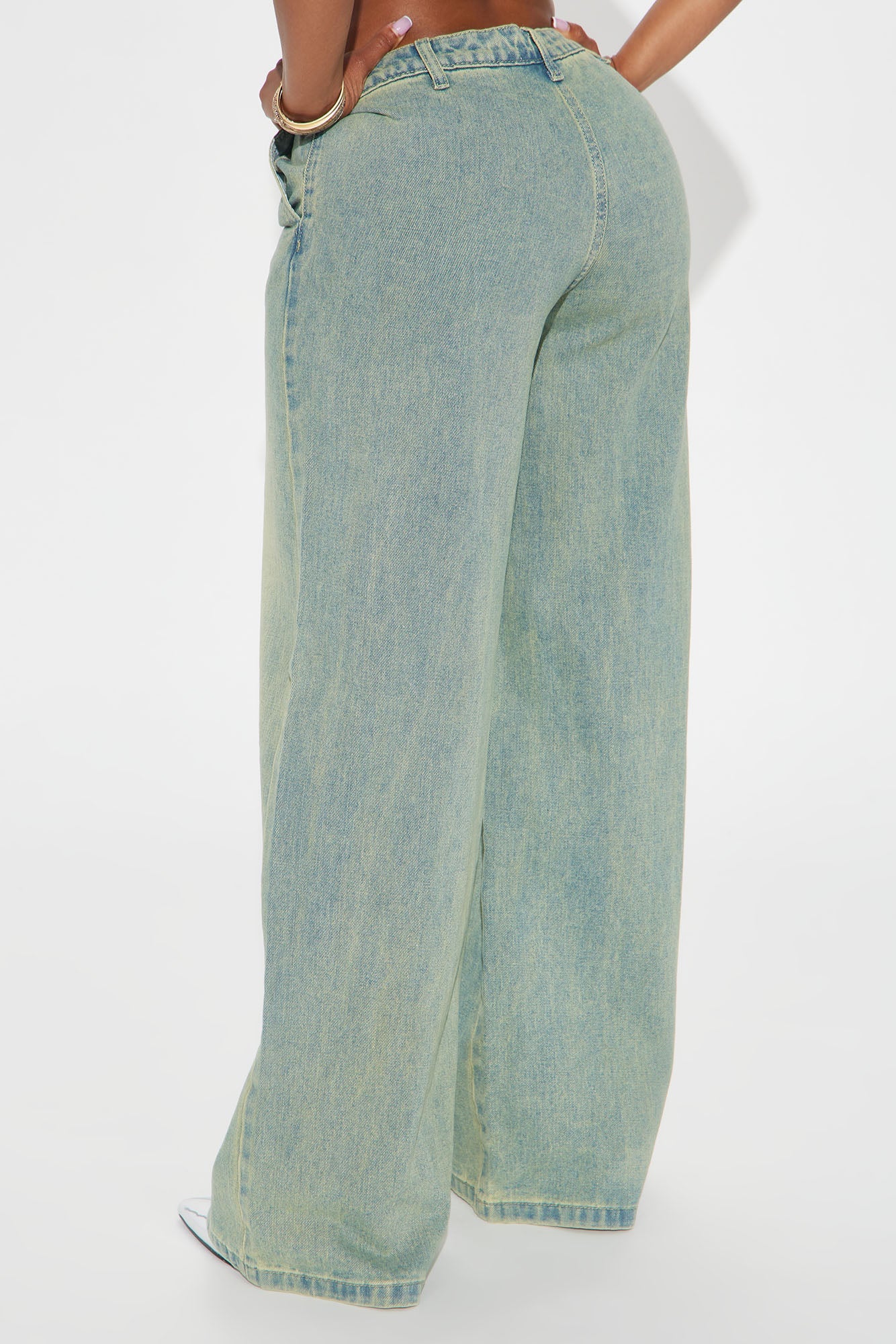 Work Angles Tinted Trouser Jeans - Light Wash