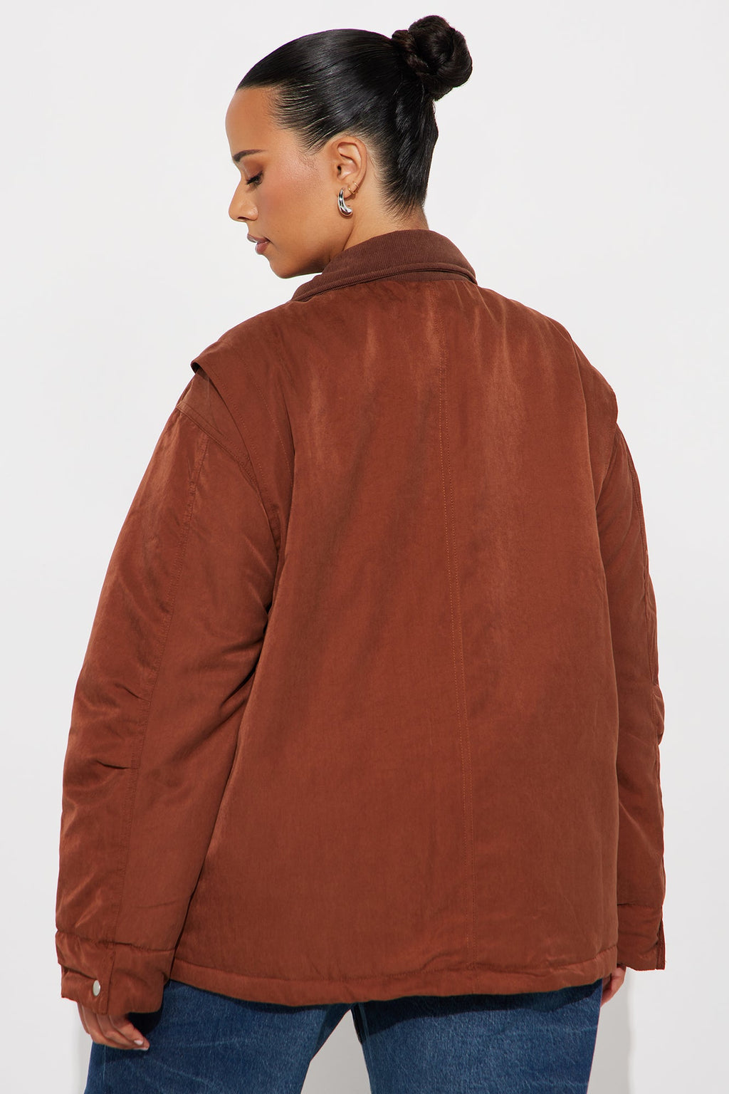 Mariah Bomber Jacket - Chestnut