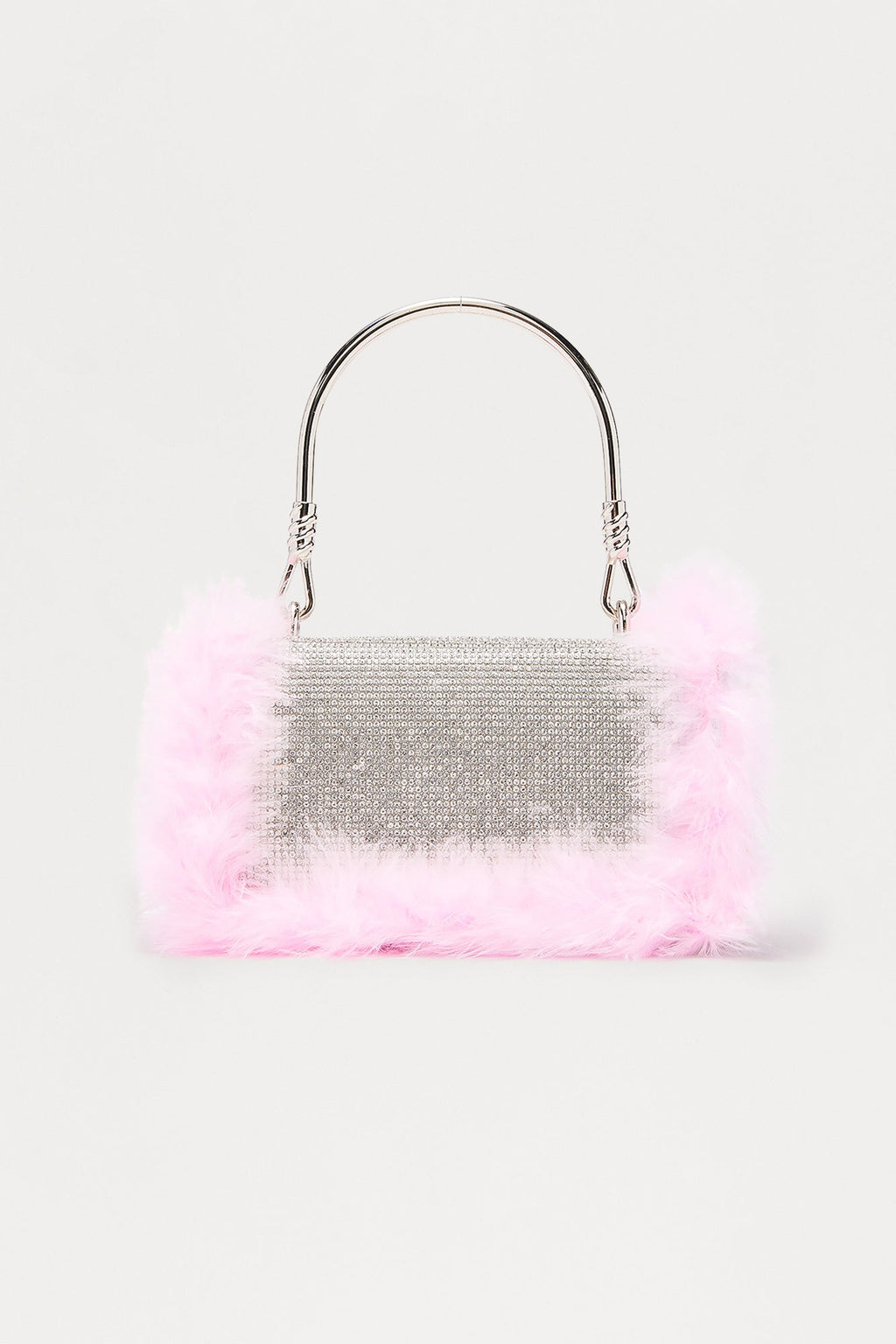 Cameras Flash Rhinestone Satchel - Silver/Combo