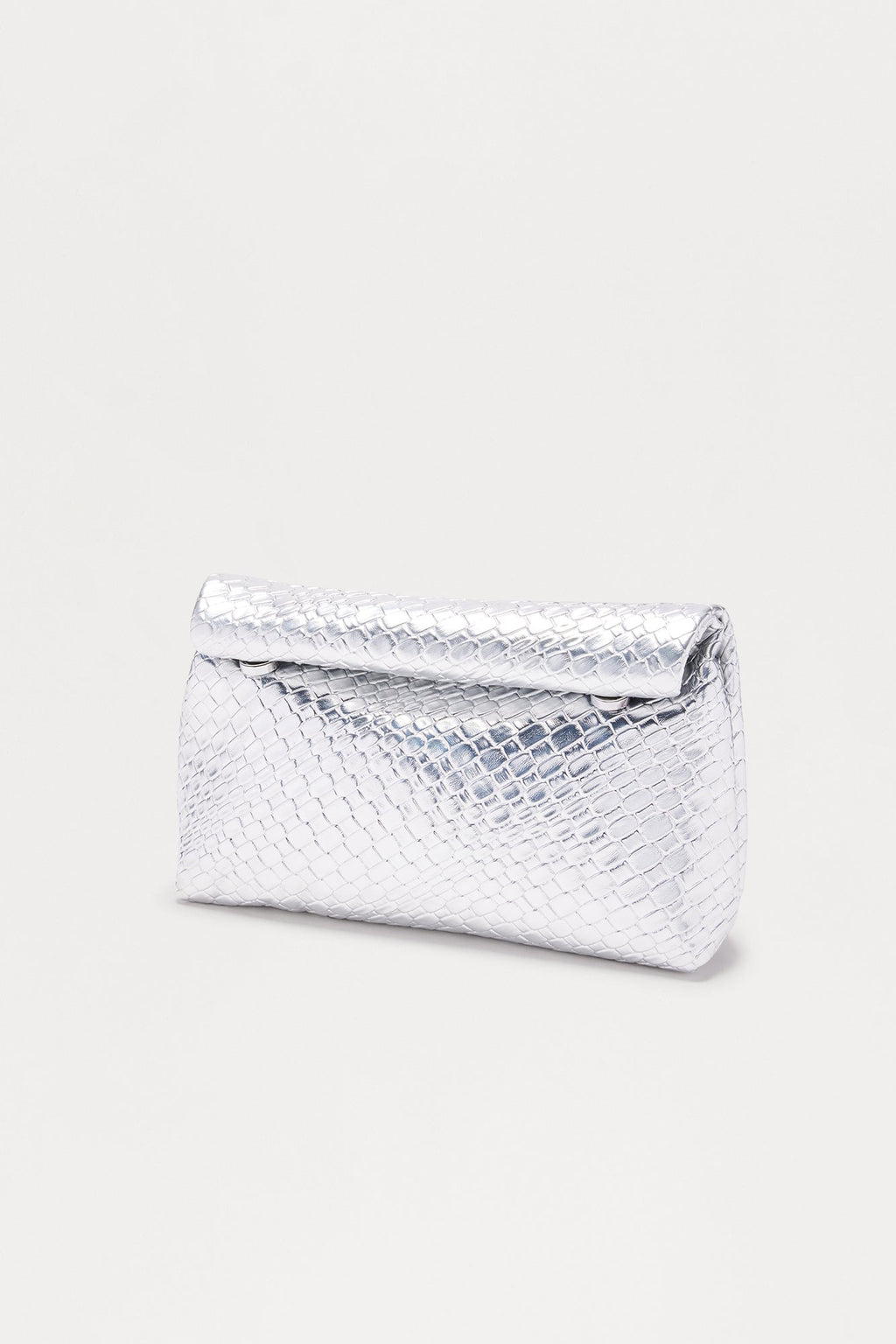 I Can Dig It Clutch - Silver