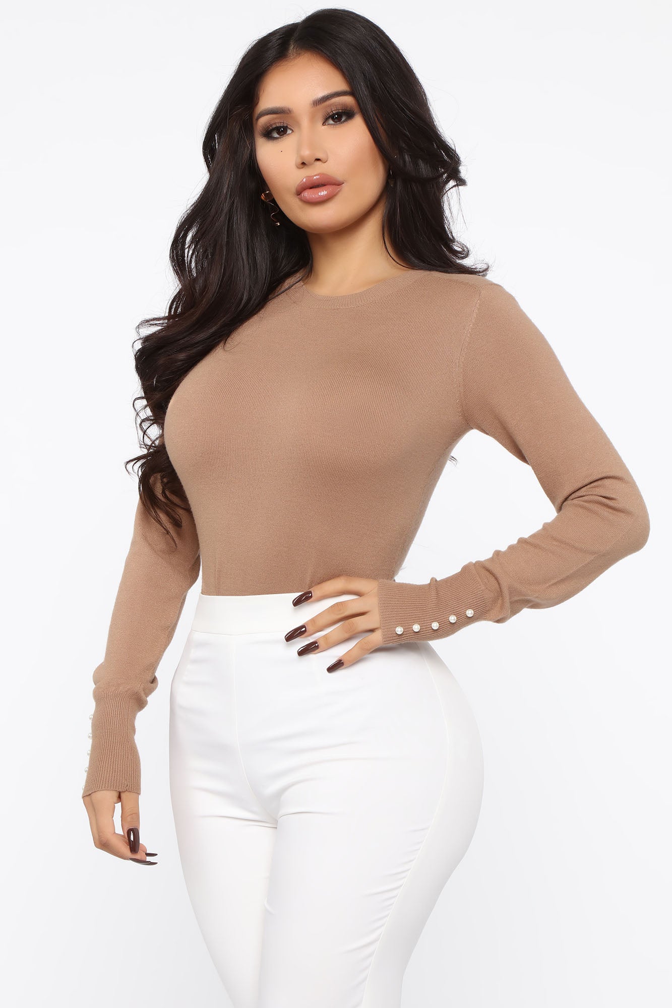 Doesn't Matter To Me Sweater - Camel