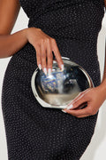 Self Reflection Clutch - Silver