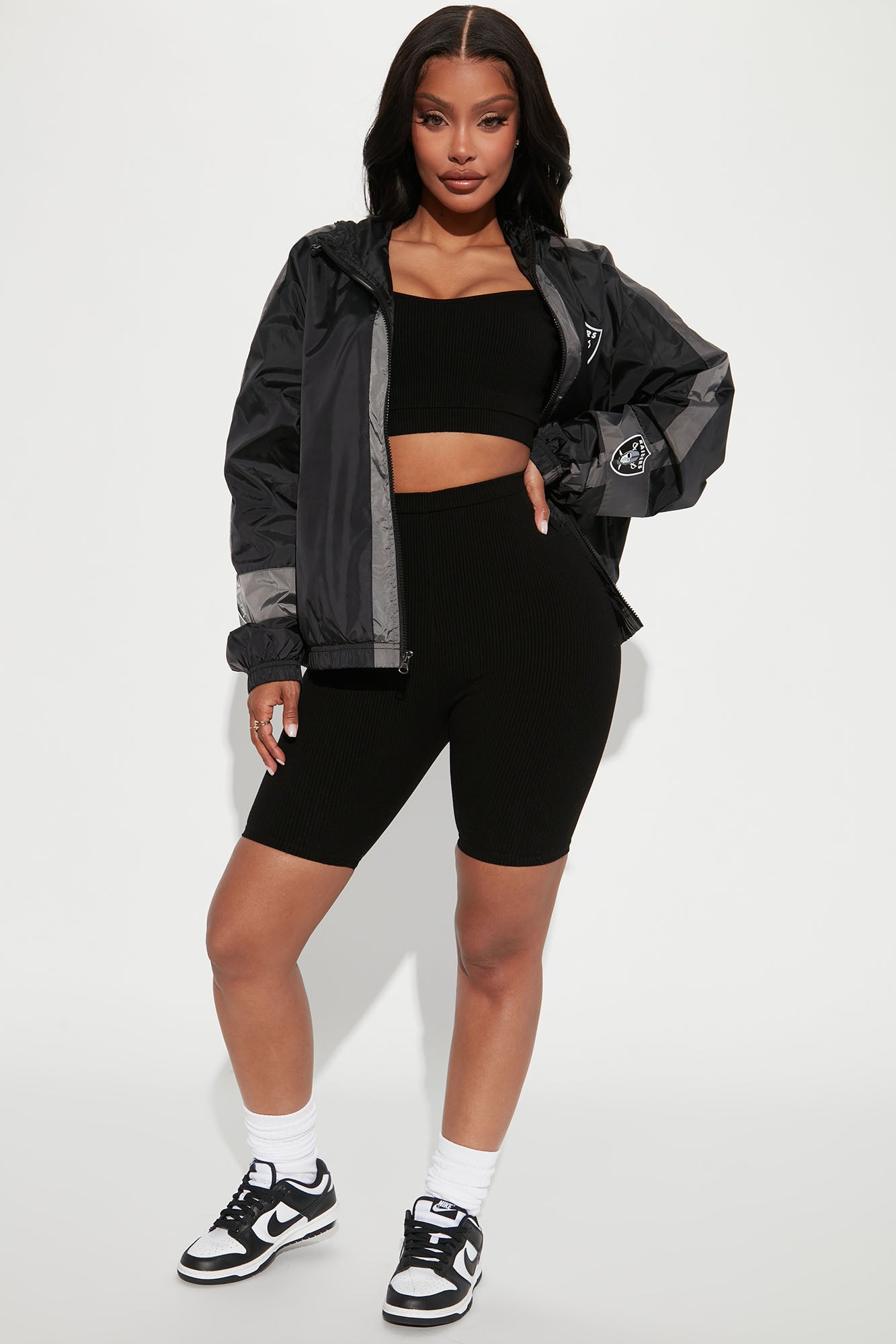 NFL Raiders Game Time Jacket - Black